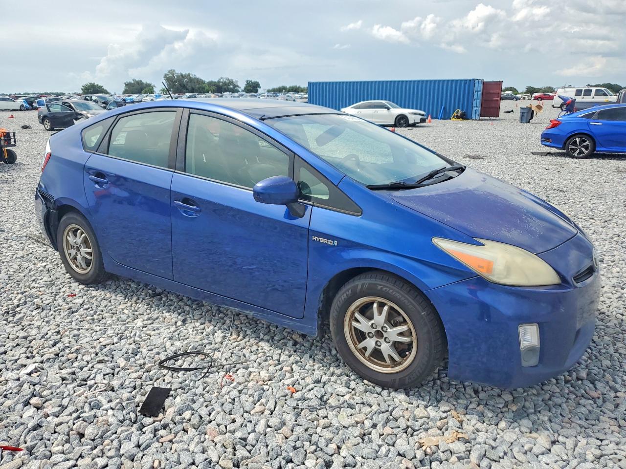 2010 Toyota Prius Iv Blue vin: JTDKN3DUXA0052665