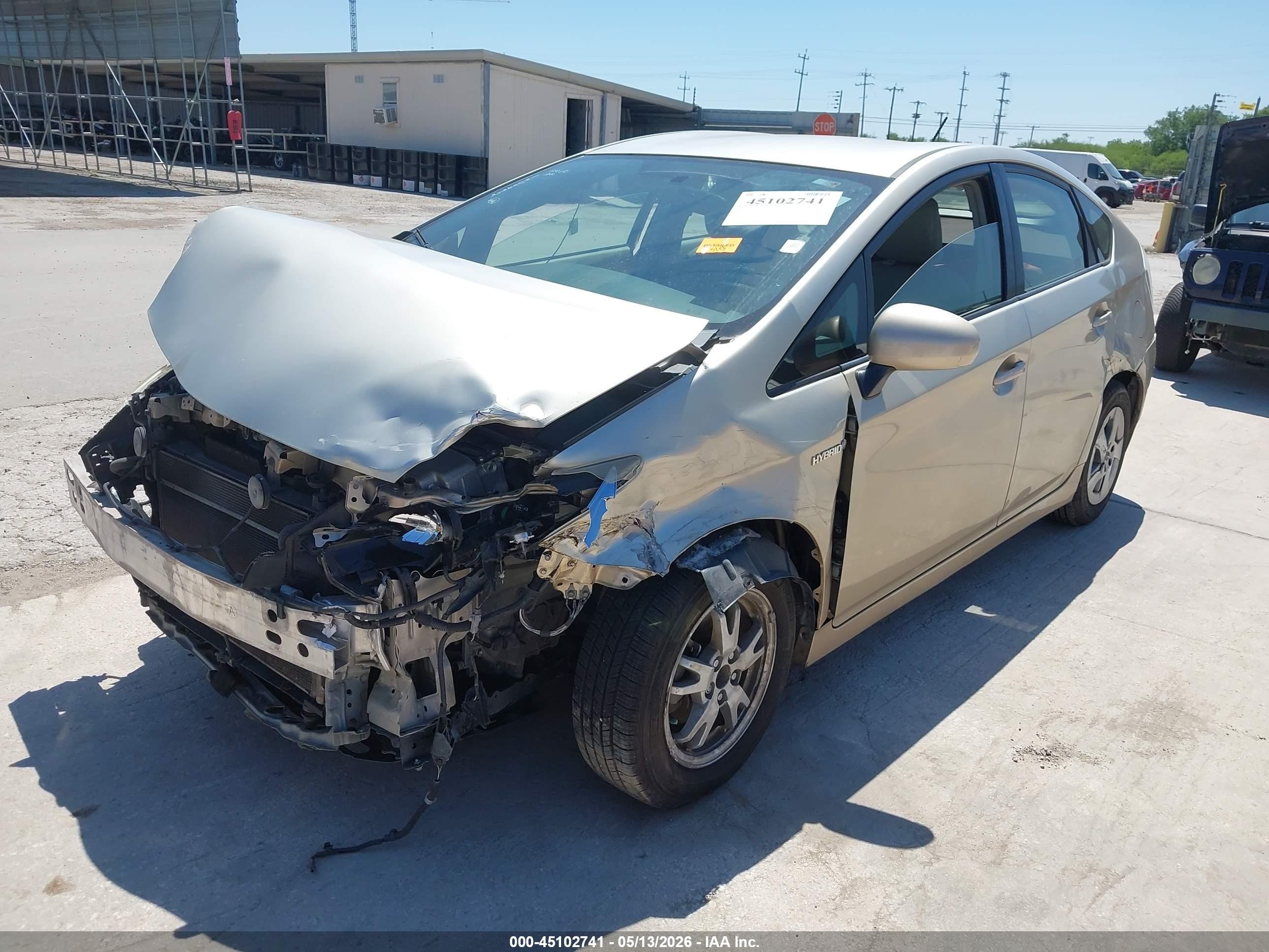 2010 Toyota Prius Ii Gold vin: JTDKN3DUXA0052987