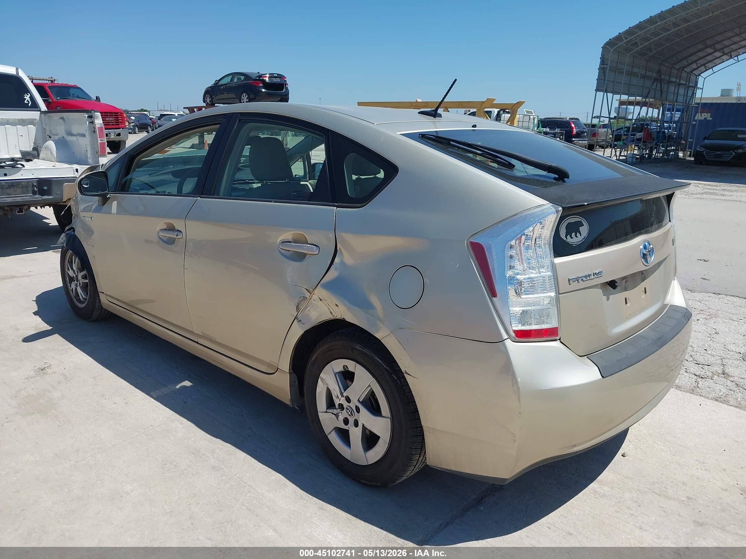 2010 Toyota Prius Ii Gold vin: JTDKN3DUXA0052987