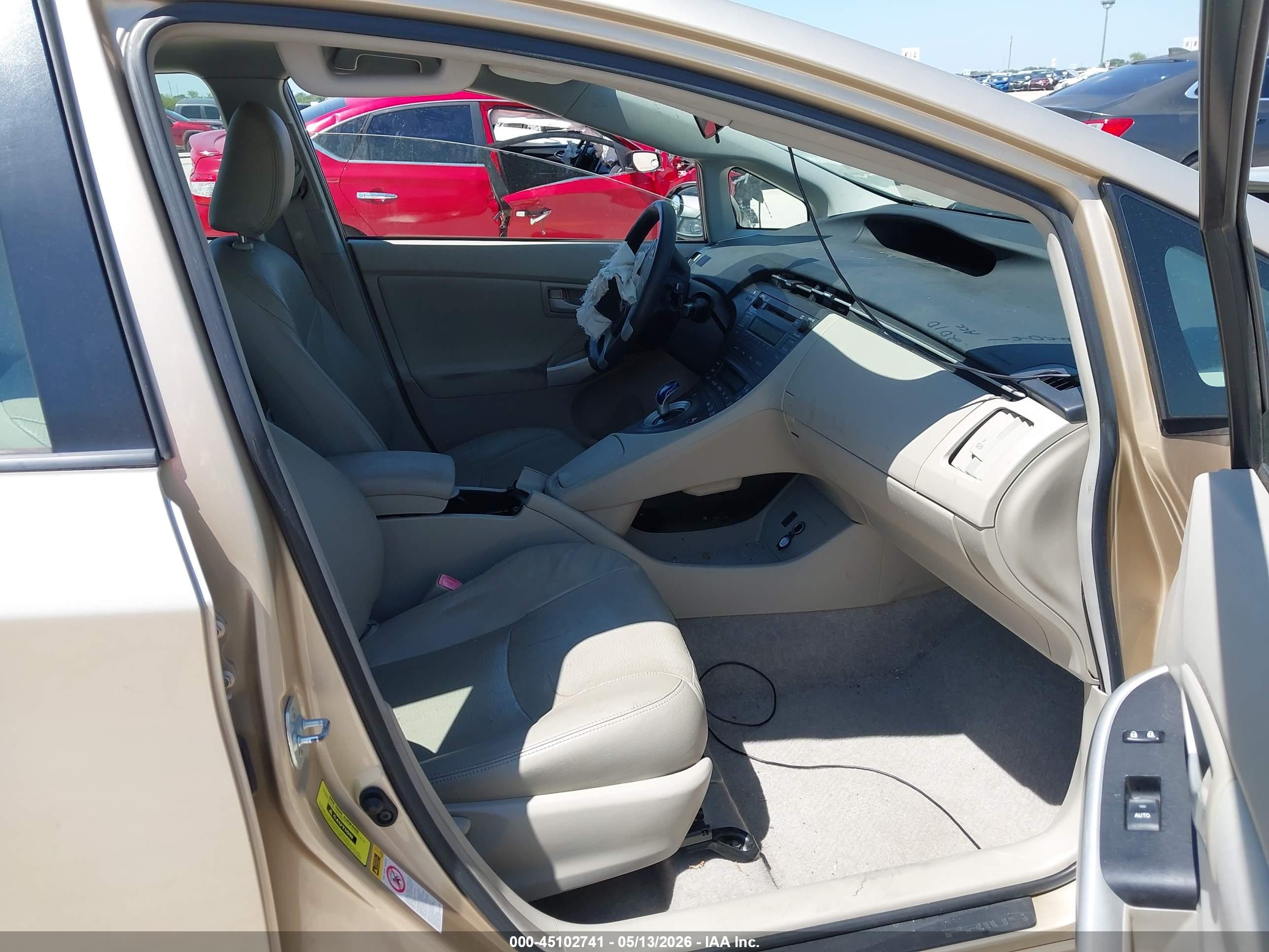 2010 Toyota Prius Ii Gold vin: JTDKN3DUXA0052987
