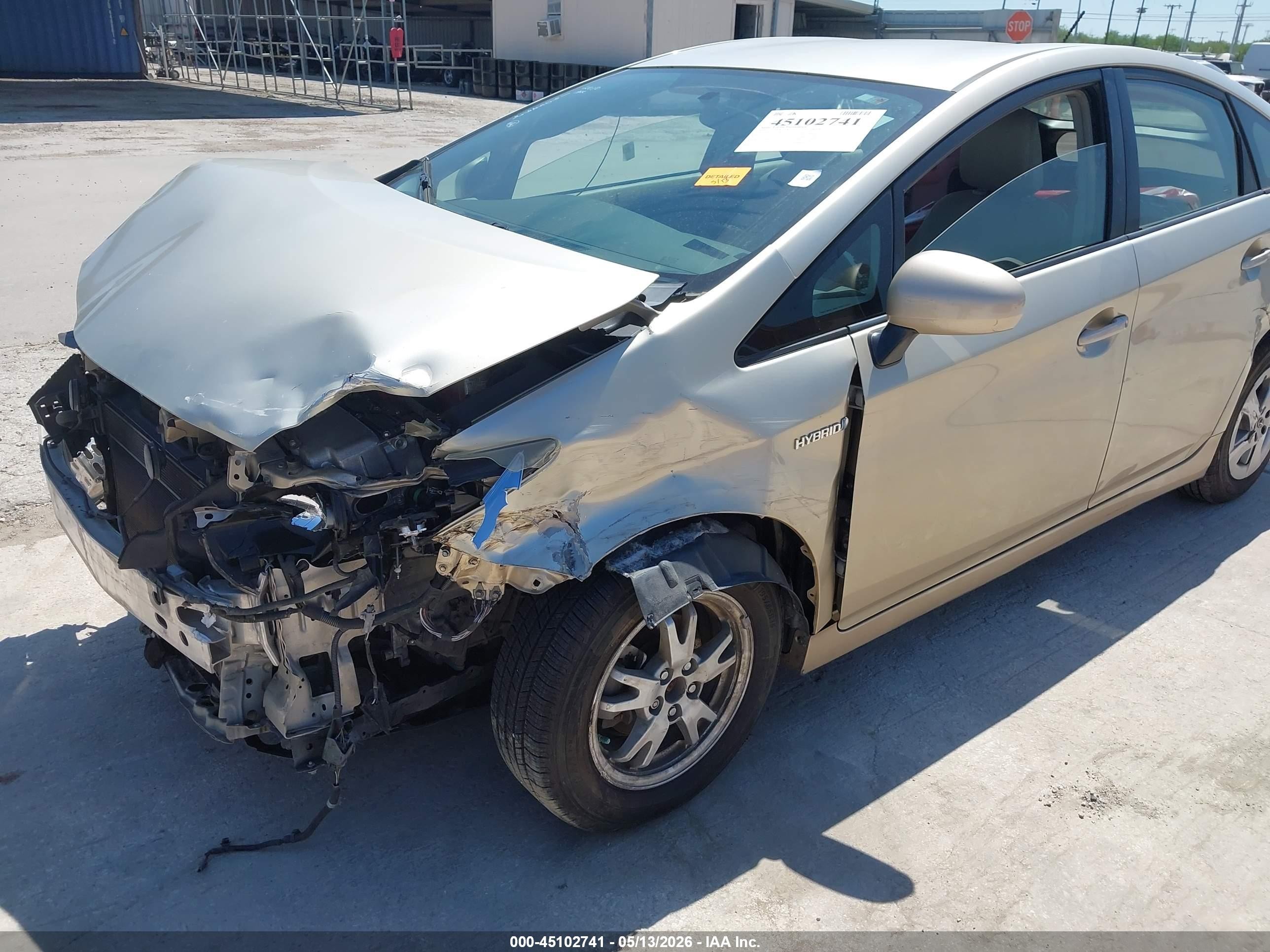 2010 Toyota Prius Ii Gold vin: JTDKN3DUXA0052987