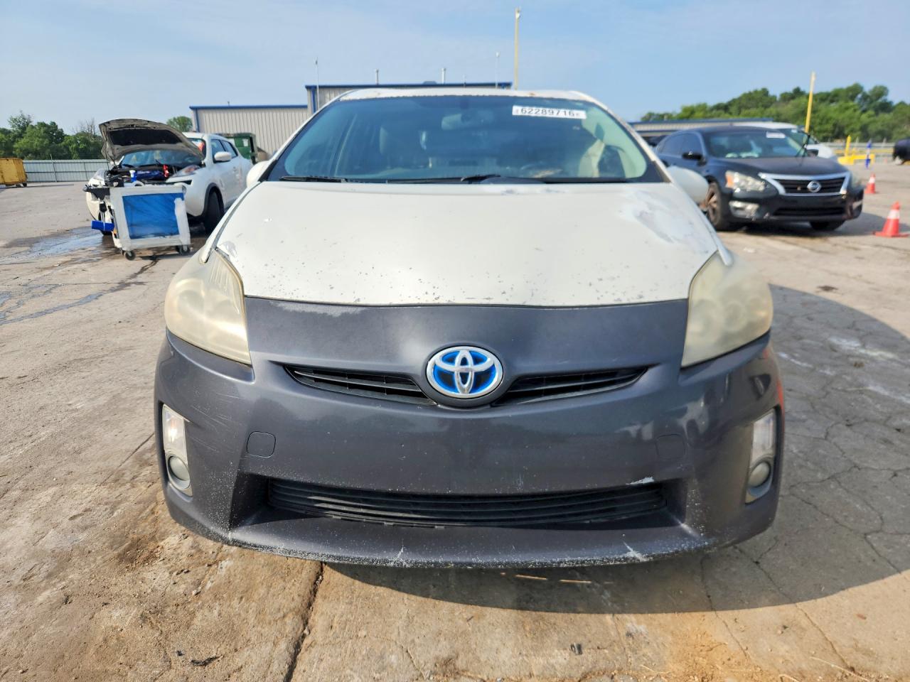 2010 Toyota Prius V White vin: JTDKN3DUXA0055159