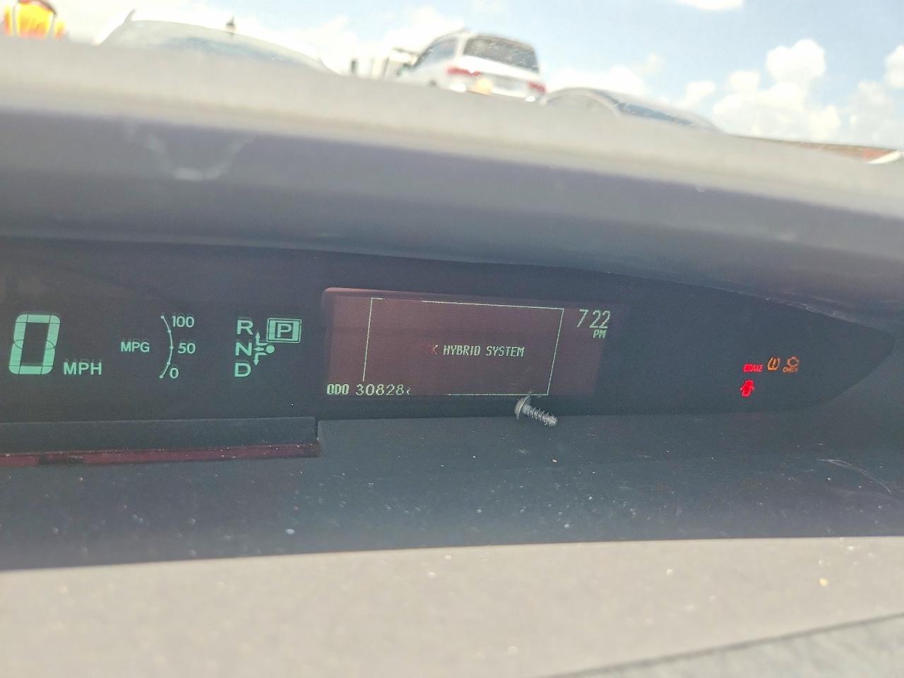 2010 Toyota Prius Iv Silver vin: JTDKN3DUXA0058692