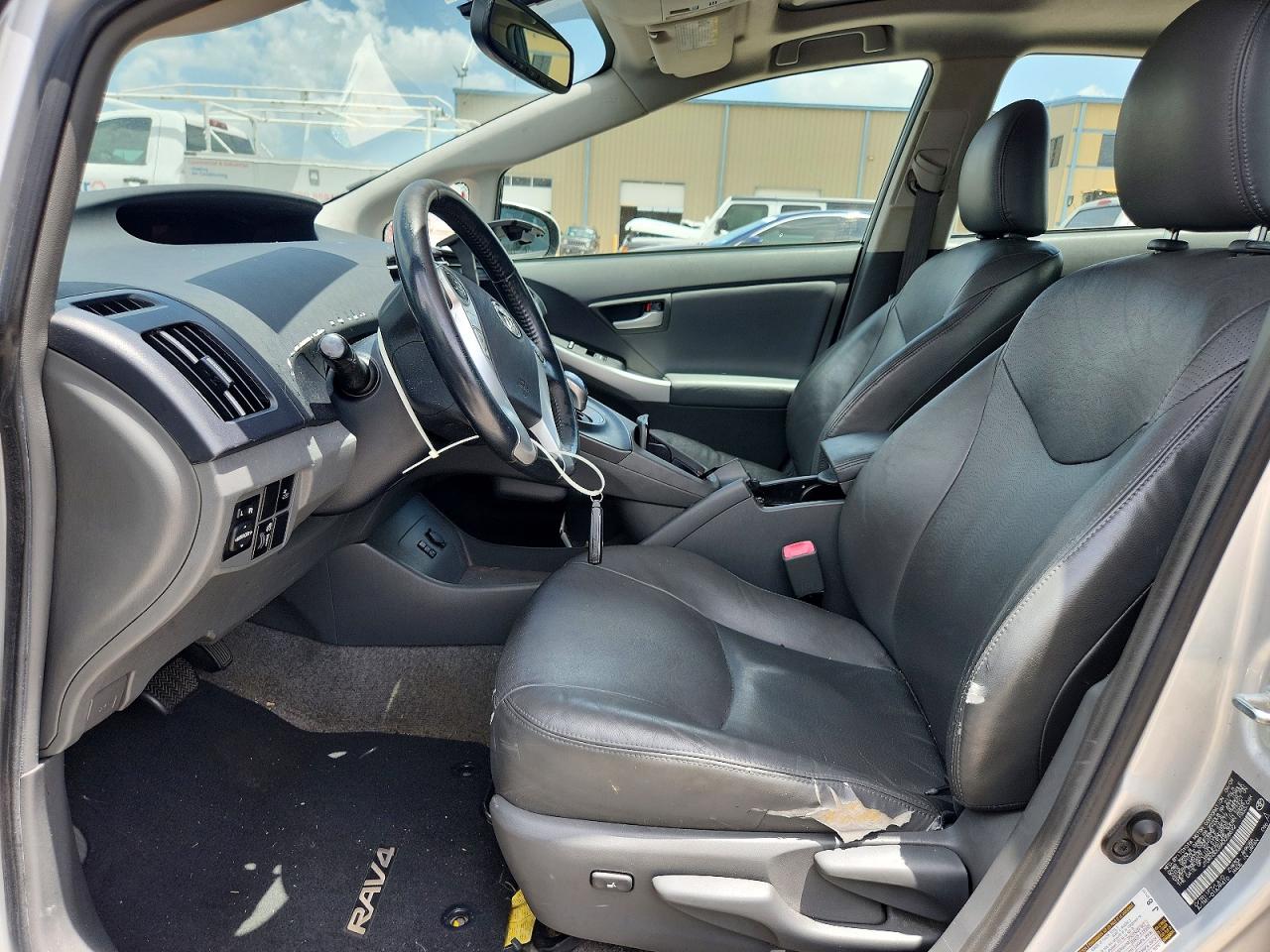 2010 Toyota Prius Iv Silver vin: JTDKN3DUXA0058692