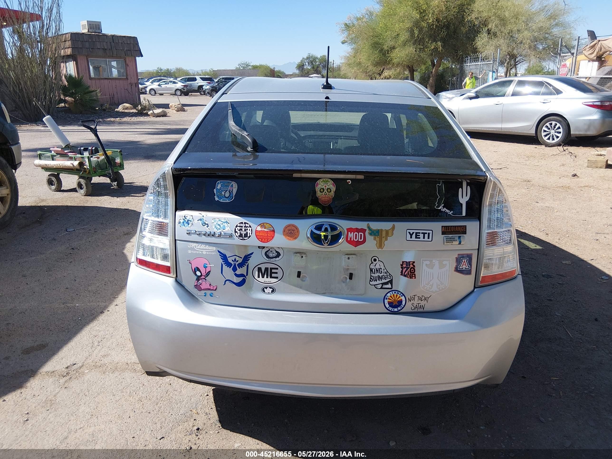 2010 Toyota Prius Iv Silver vin: JTDKN3DUXA0062581