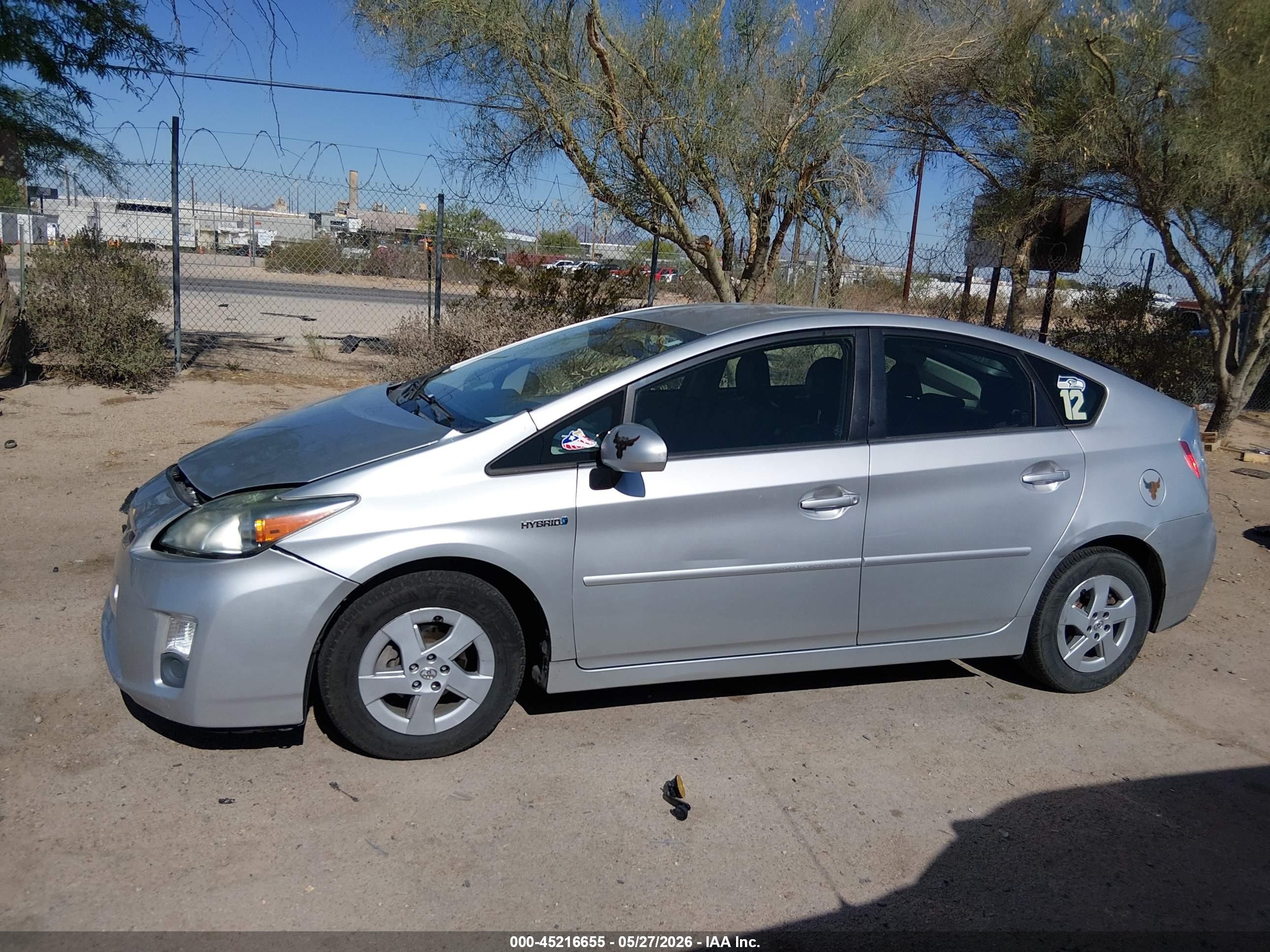 2010 Toyota Prius Iv Silver vin: JTDKN3DUXA0062581