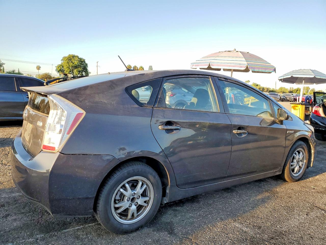2010 Toyota Prius Ii Gray vin: JTDKN3DUXA0063620