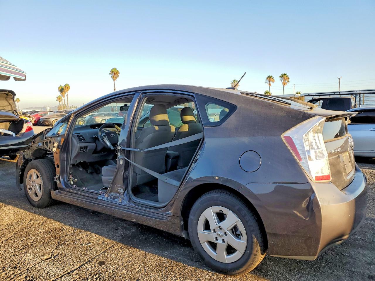 2010 Toyota Prius Ii Gray vin: JTDKN3DUXA0063620