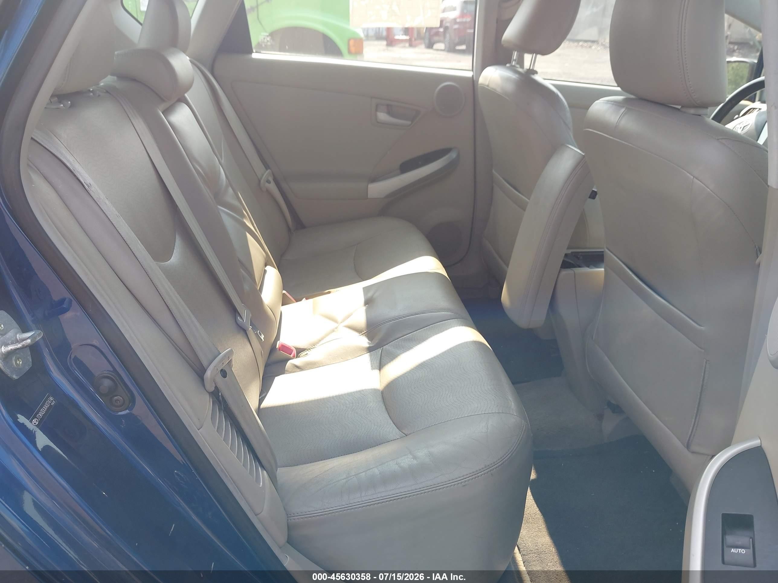 2010 Toyota Prius Iv Blue vin: JTDKN3DUXA0074746