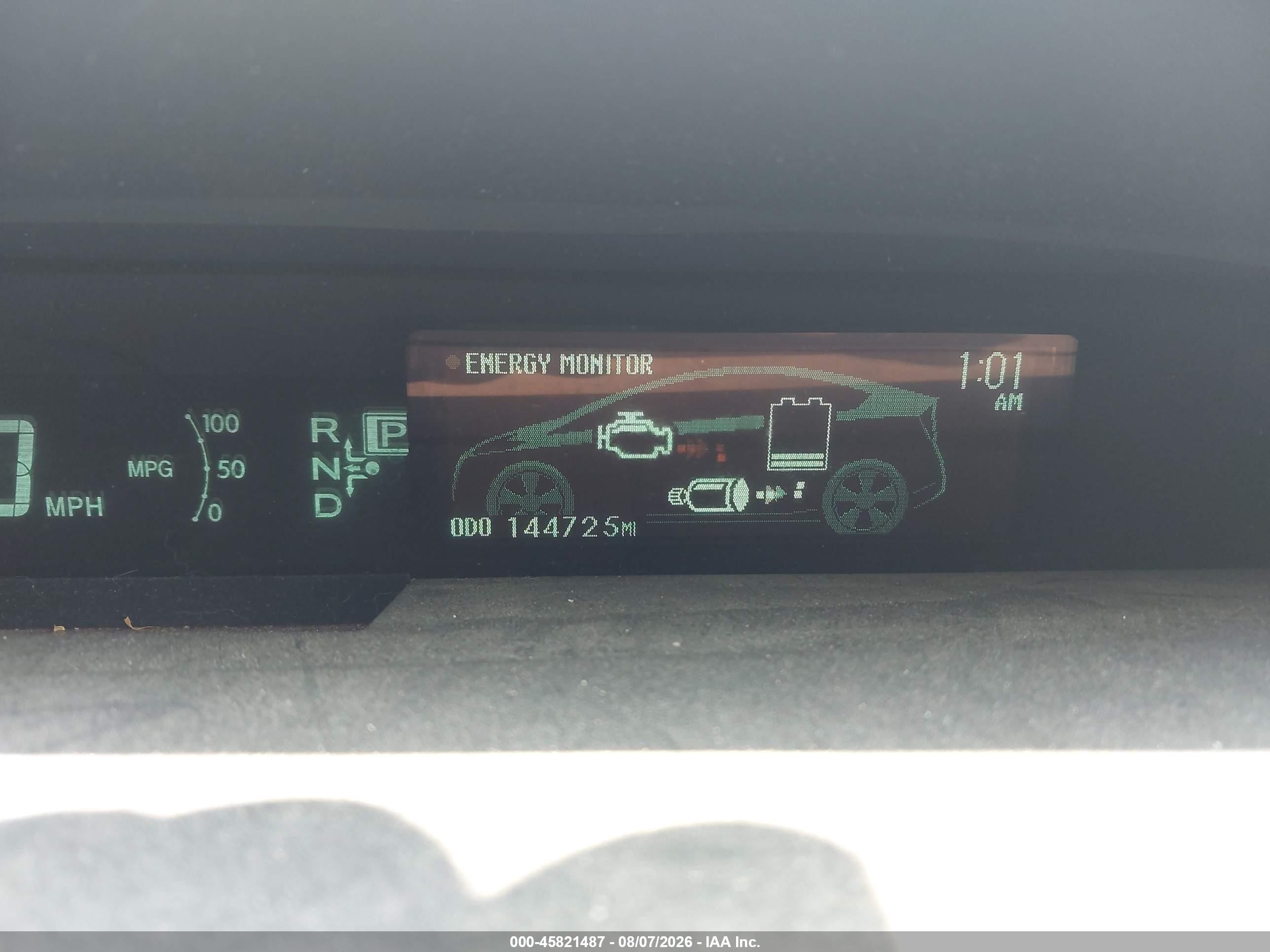 2010 Toyota Prius Ii White vin: JTDKN3DUXA0086623