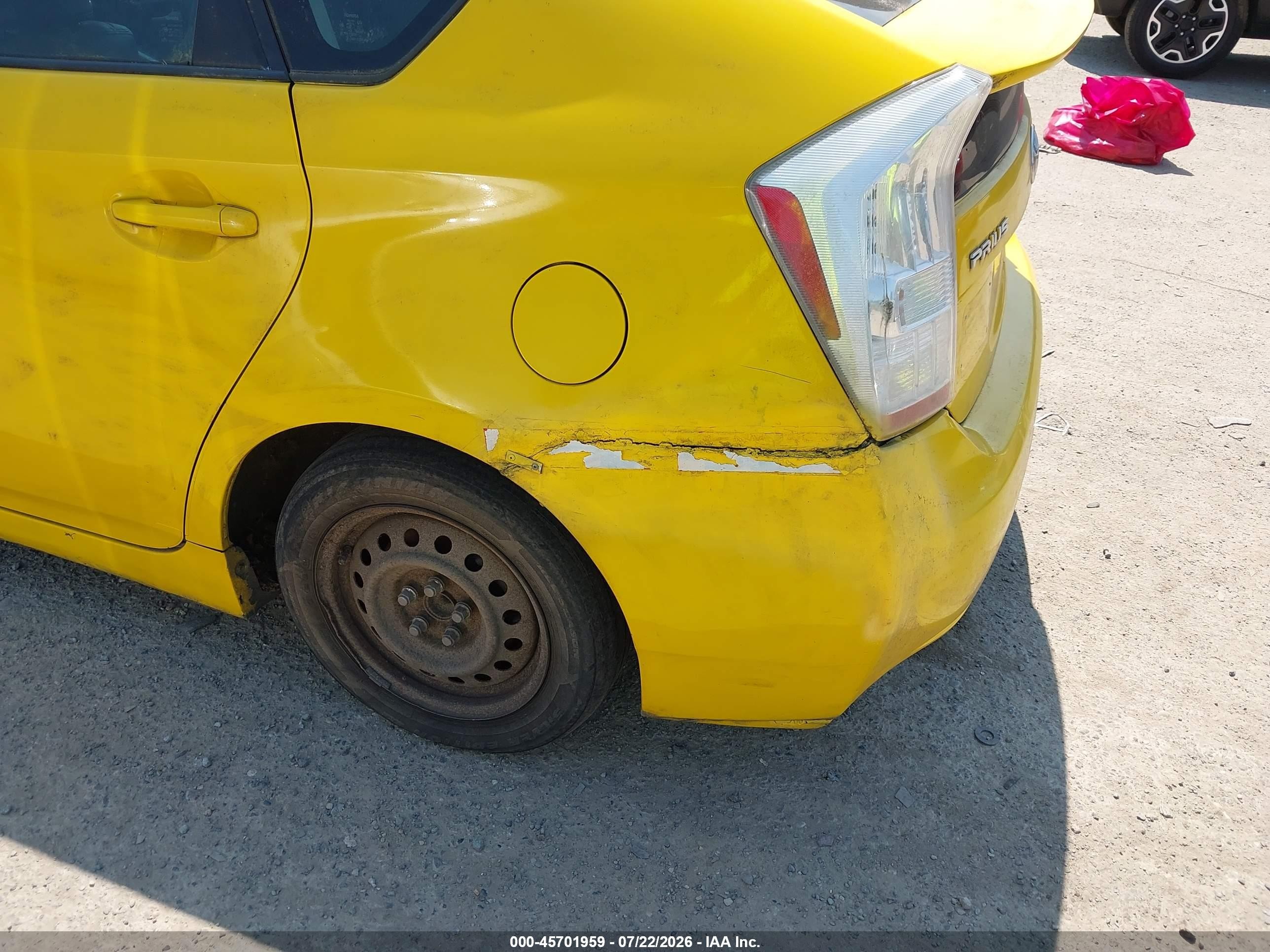 2010 Toyota Prius Iii Yellow vin: JTDKN3DUXA0088694