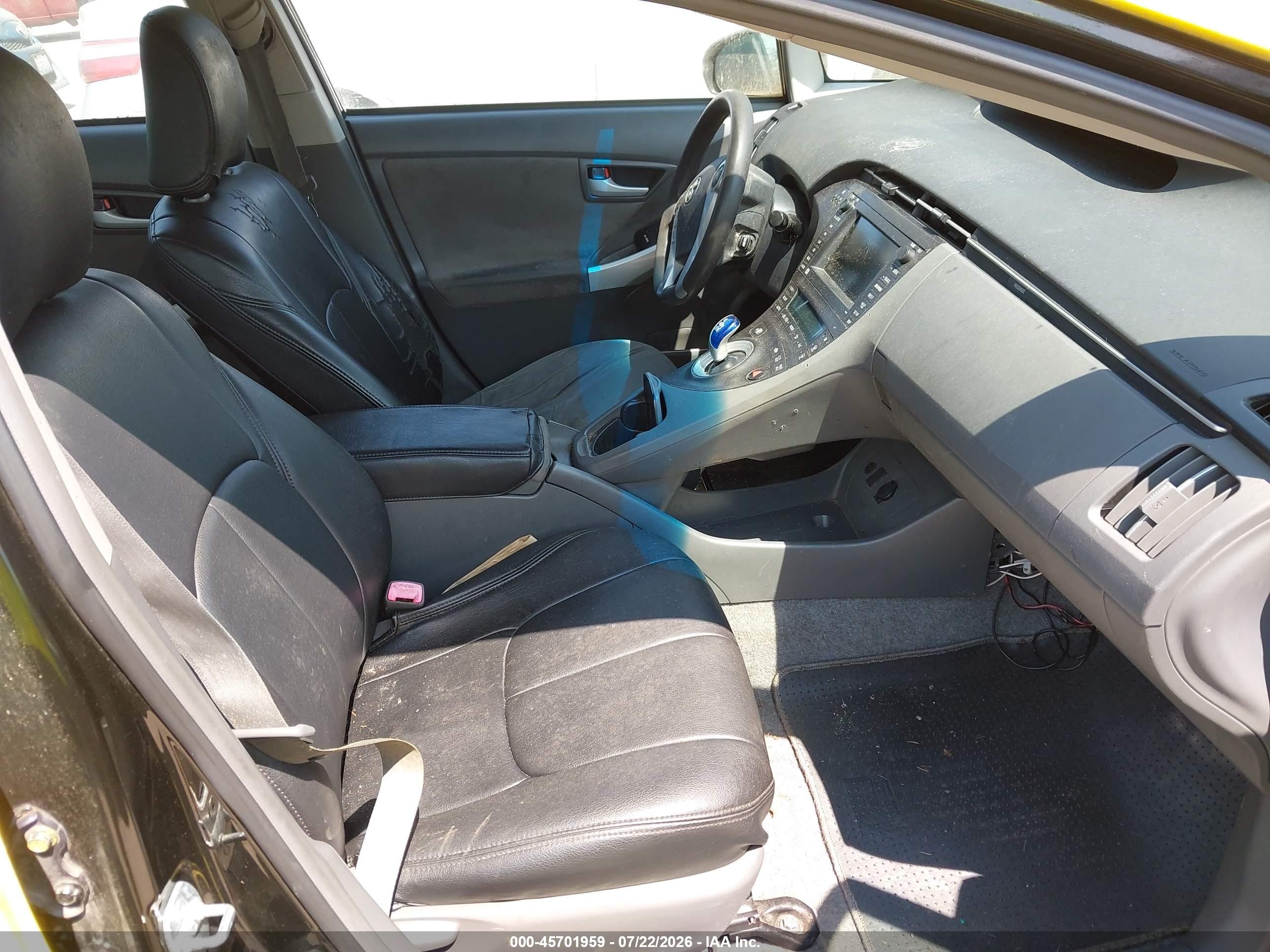 2010 Toyota Prius Iii Yellow vin: JTDKN3DUXA0088694