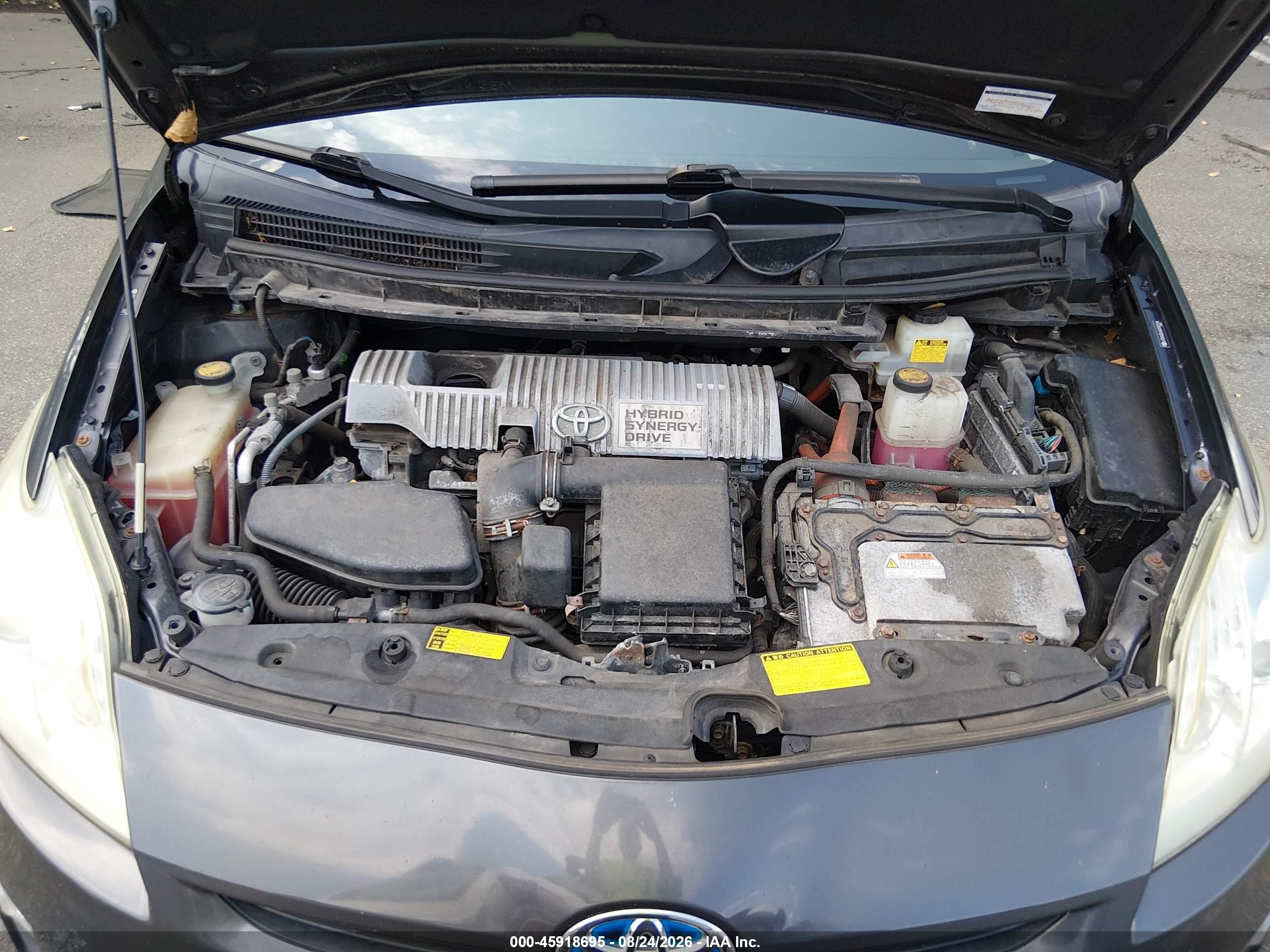 2010 Toyota Prius Ii Gray vin: JTDKN3DUXA0093104
