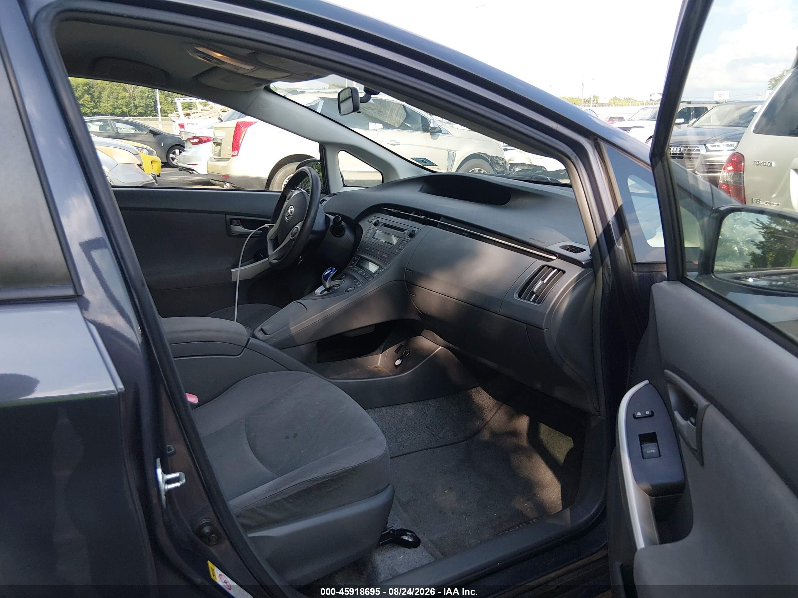 2010 Toyota Prius Ii Gray vin: JTDKN3DUXA0093104