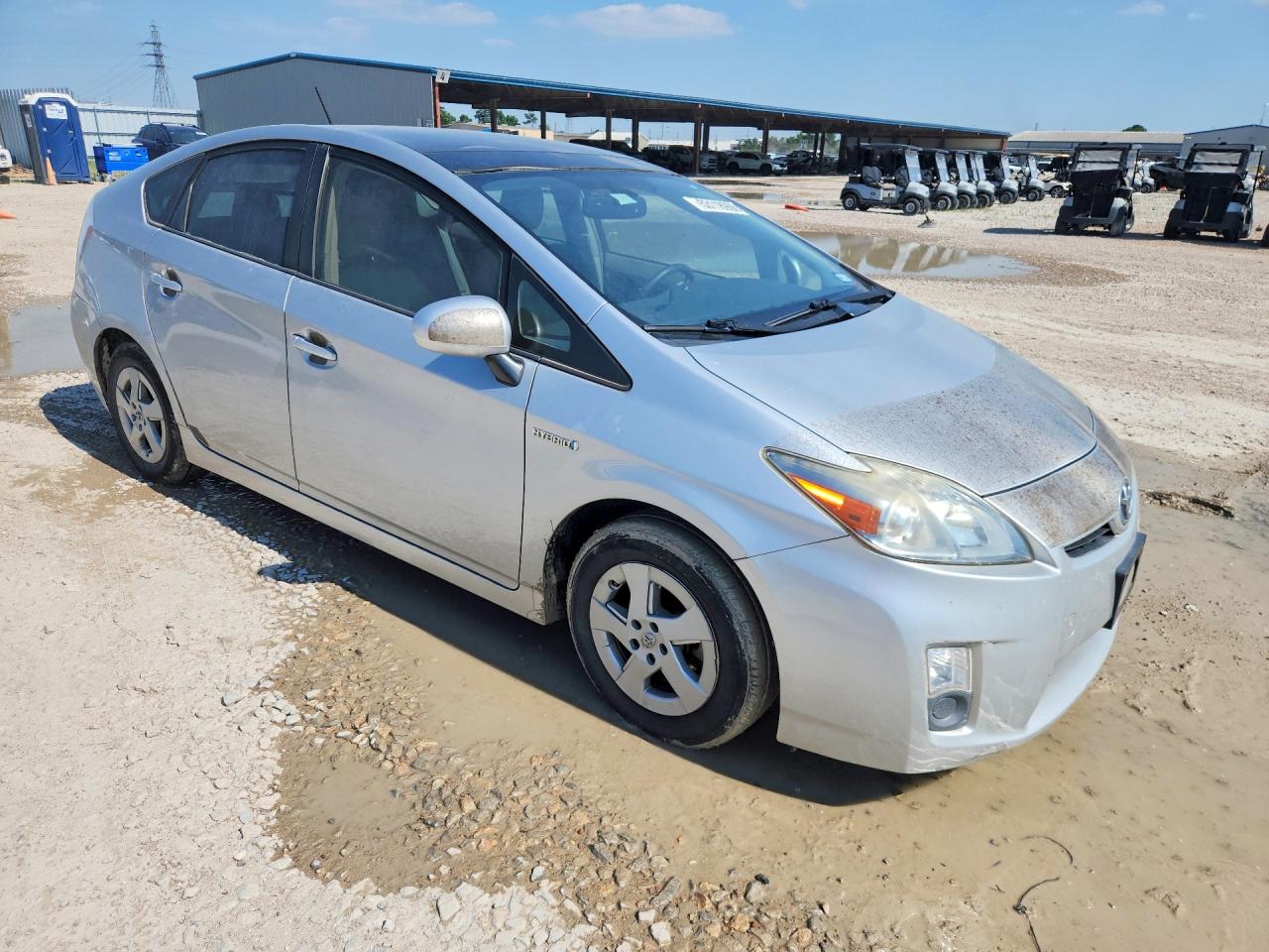 2010 Toyota Prius Iv Silver vin: JTDKN3DUXA0114632