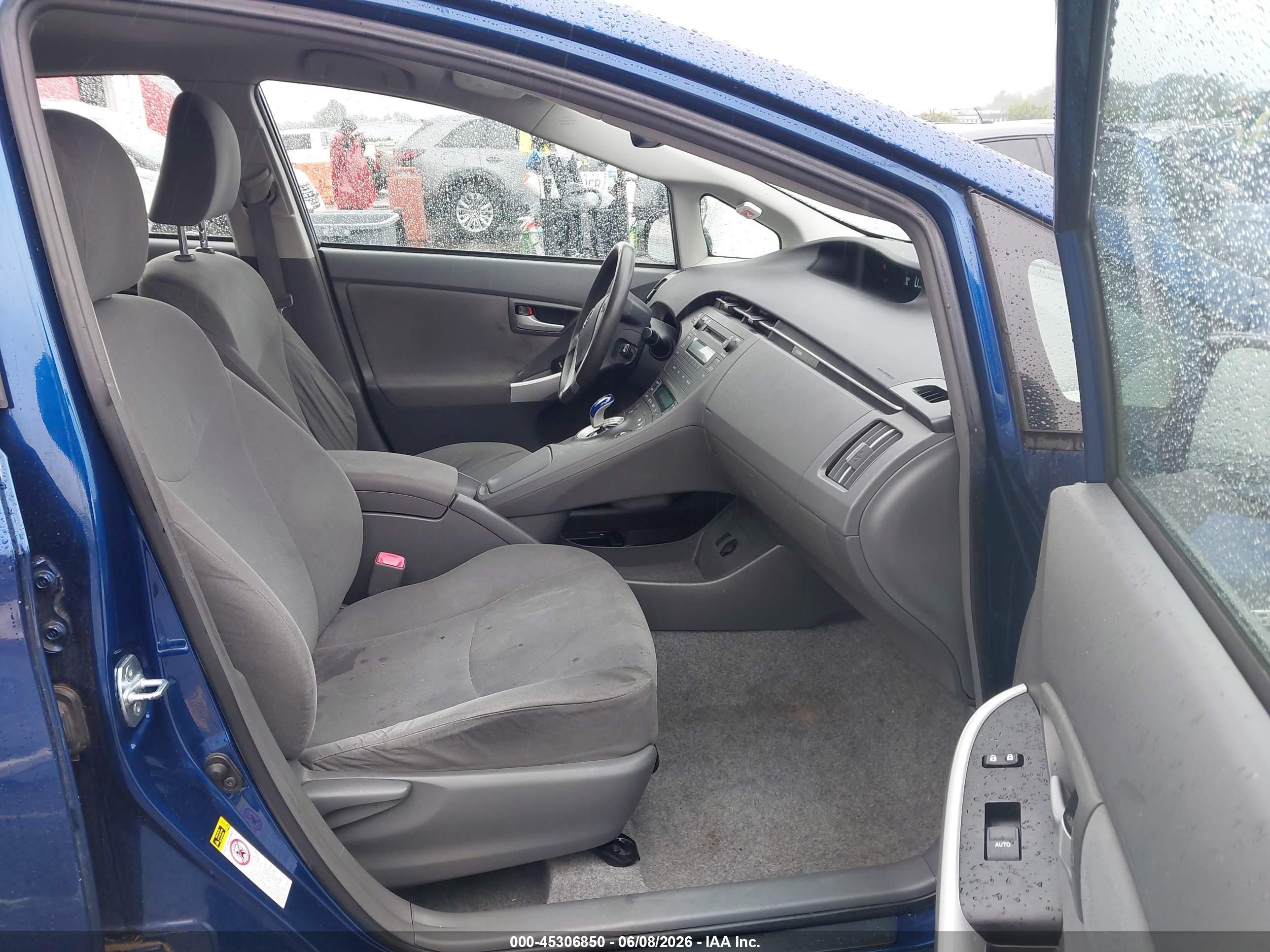 2010 Toyota Prius Ii Blue vin: JTDKN3DUXA0130765