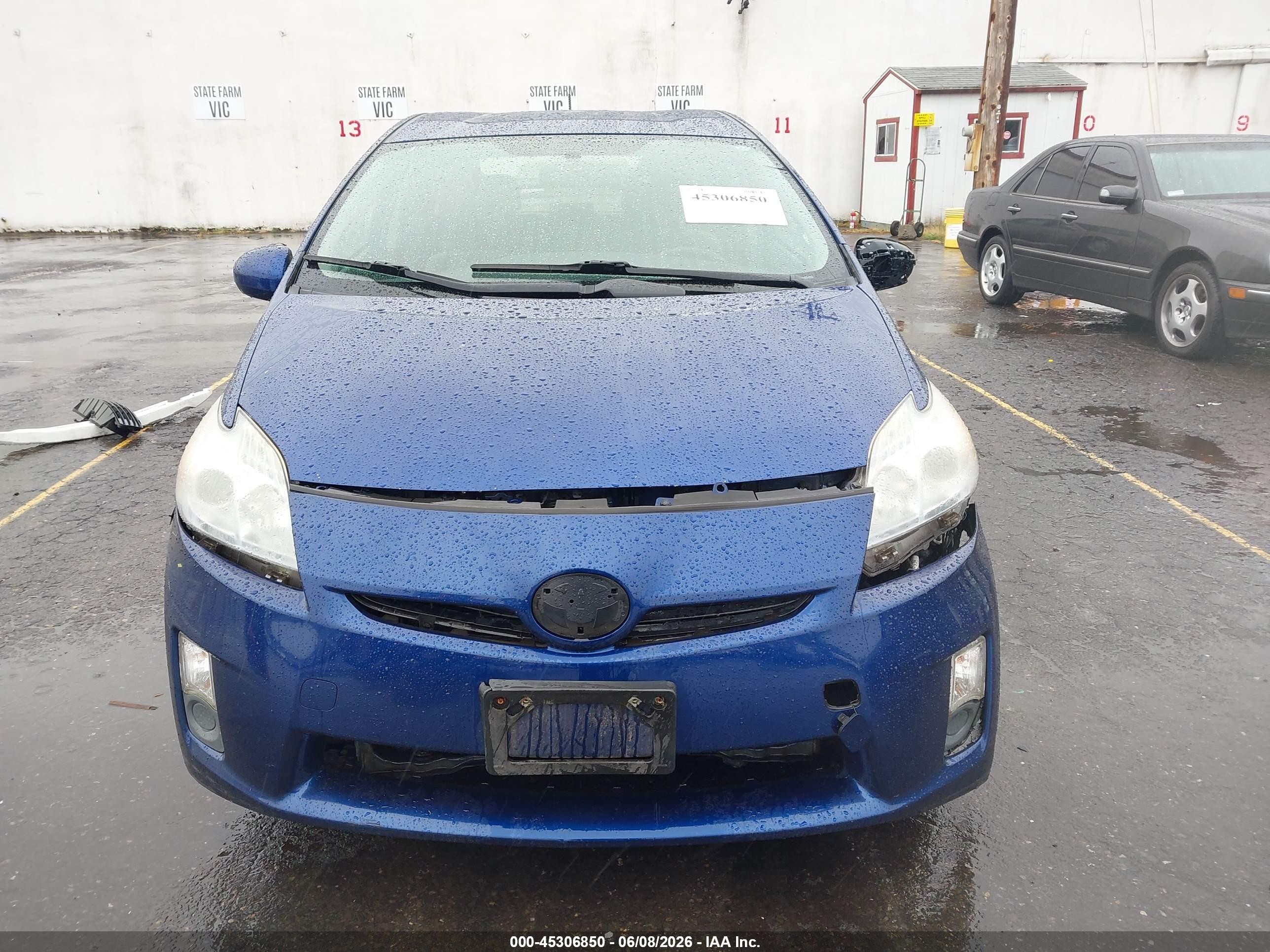 2010 Toyota Prius Ii Blue vin: JTDKN3DUXA0130765