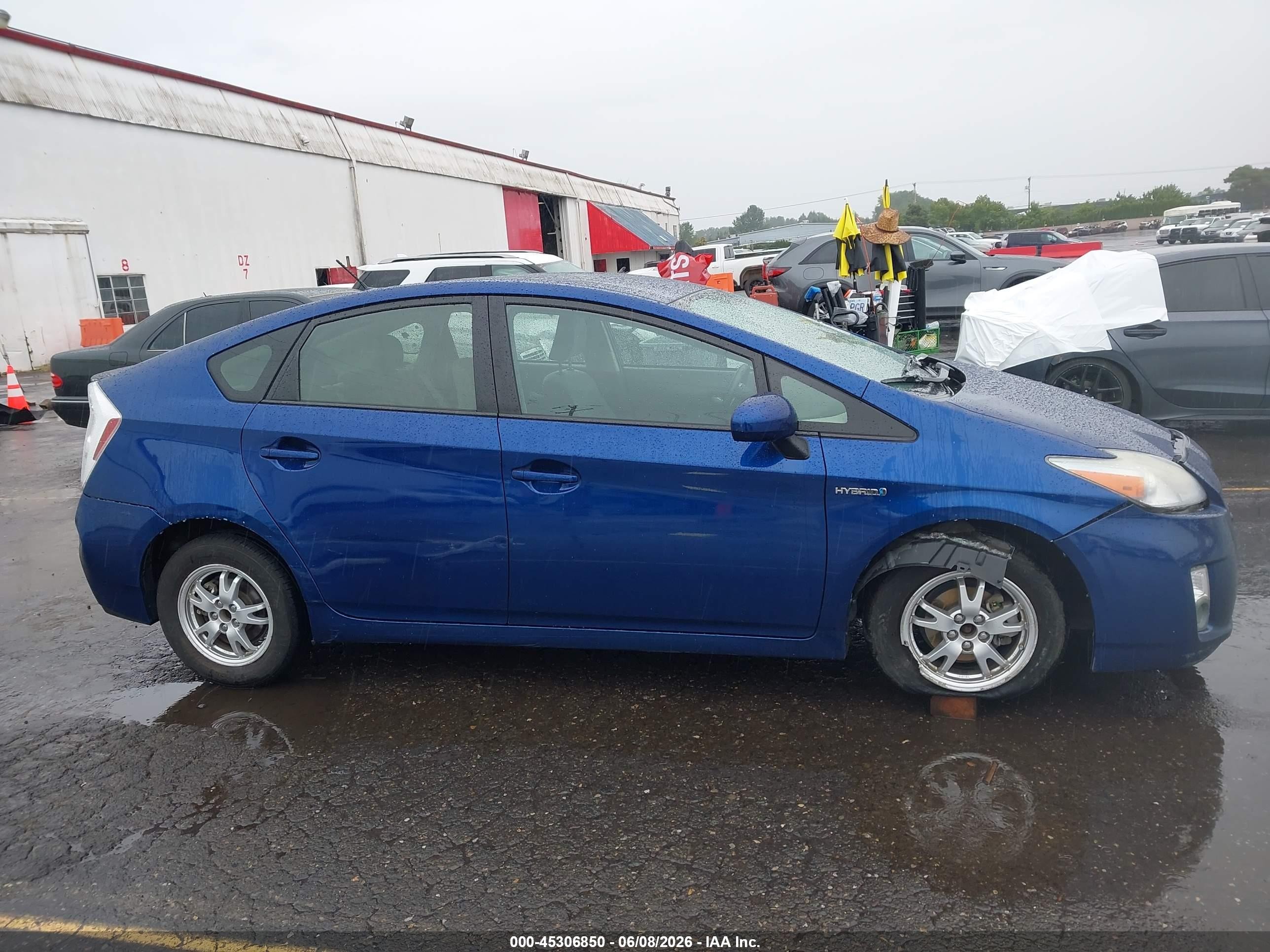 2010 Toyota Prius Ii Blue vin: JTDKN3DUXA0130765