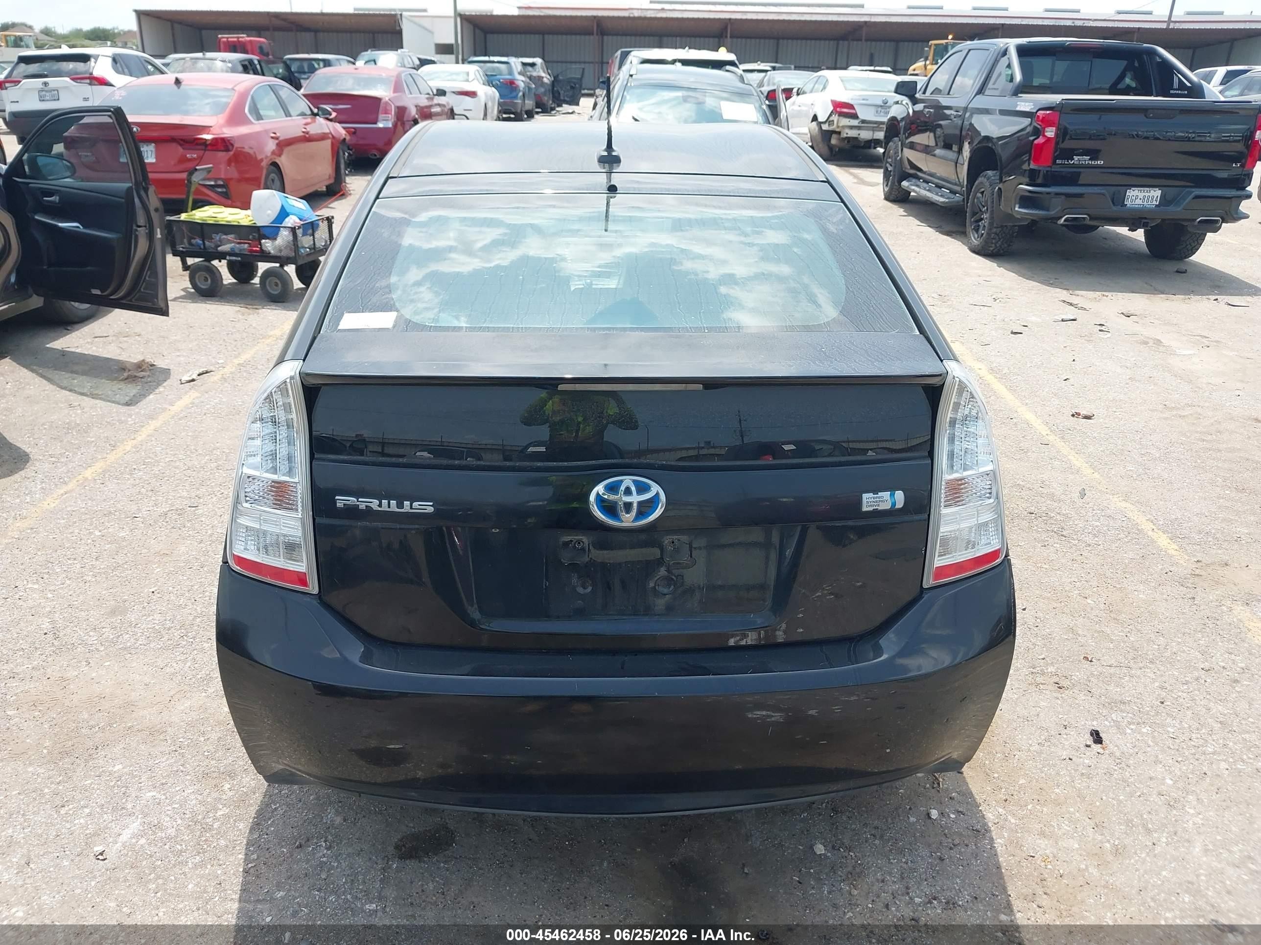 2010 Toyota Prius Iv Black vin: JTDKN3DUXA0130989