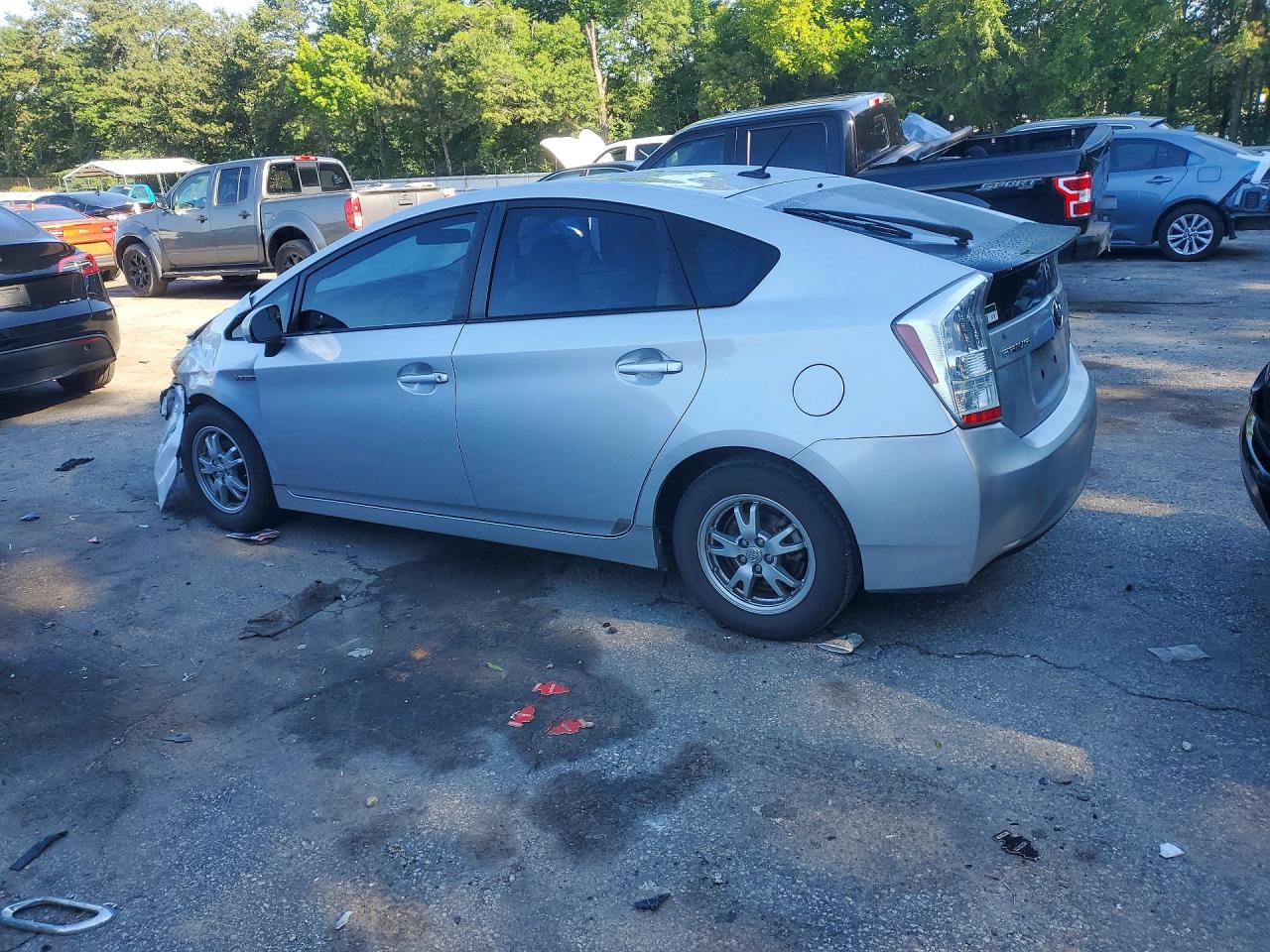 2010 Toyota Prius Iii Silver vin: JTDKN3DUXA0133410