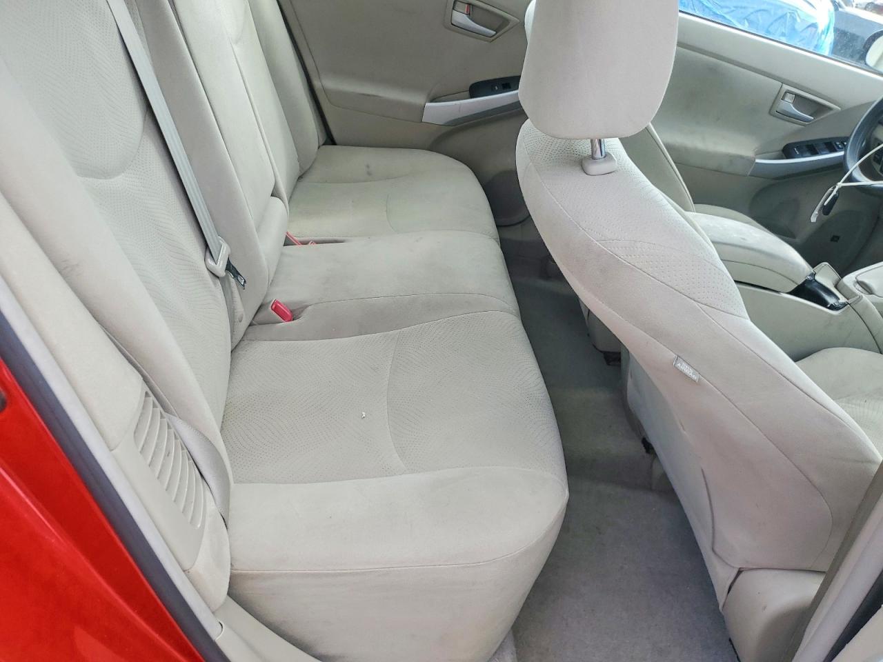 2010 Toyota Prius Iii Red vin: JTDKN3DUXA0139885