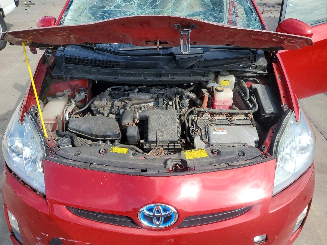 2010 Toyota Prius Iii Red vin: JTDKN3DUXA0139885