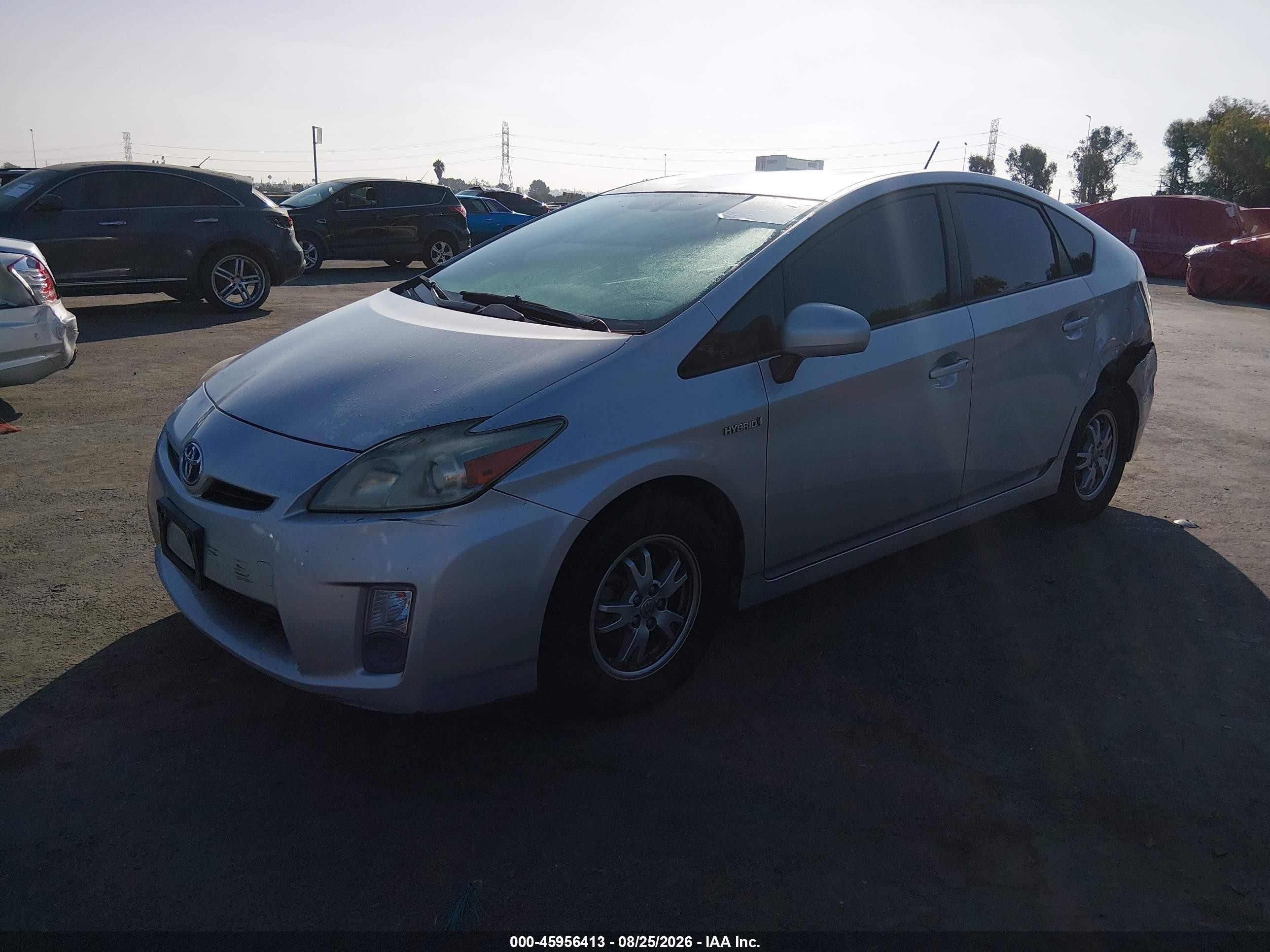 2010 Toyota Prius Iv Silver vin: JTDKN3DUXA0145332