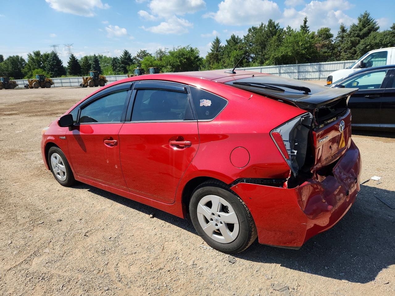 2010 Toyota Prius Iii Red vin: JTDKN3DUXA0146500