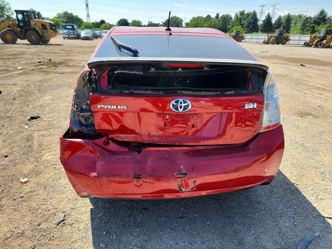 2010 Toyota Prius Iii Red vin: JTDKN3DUXA0146500