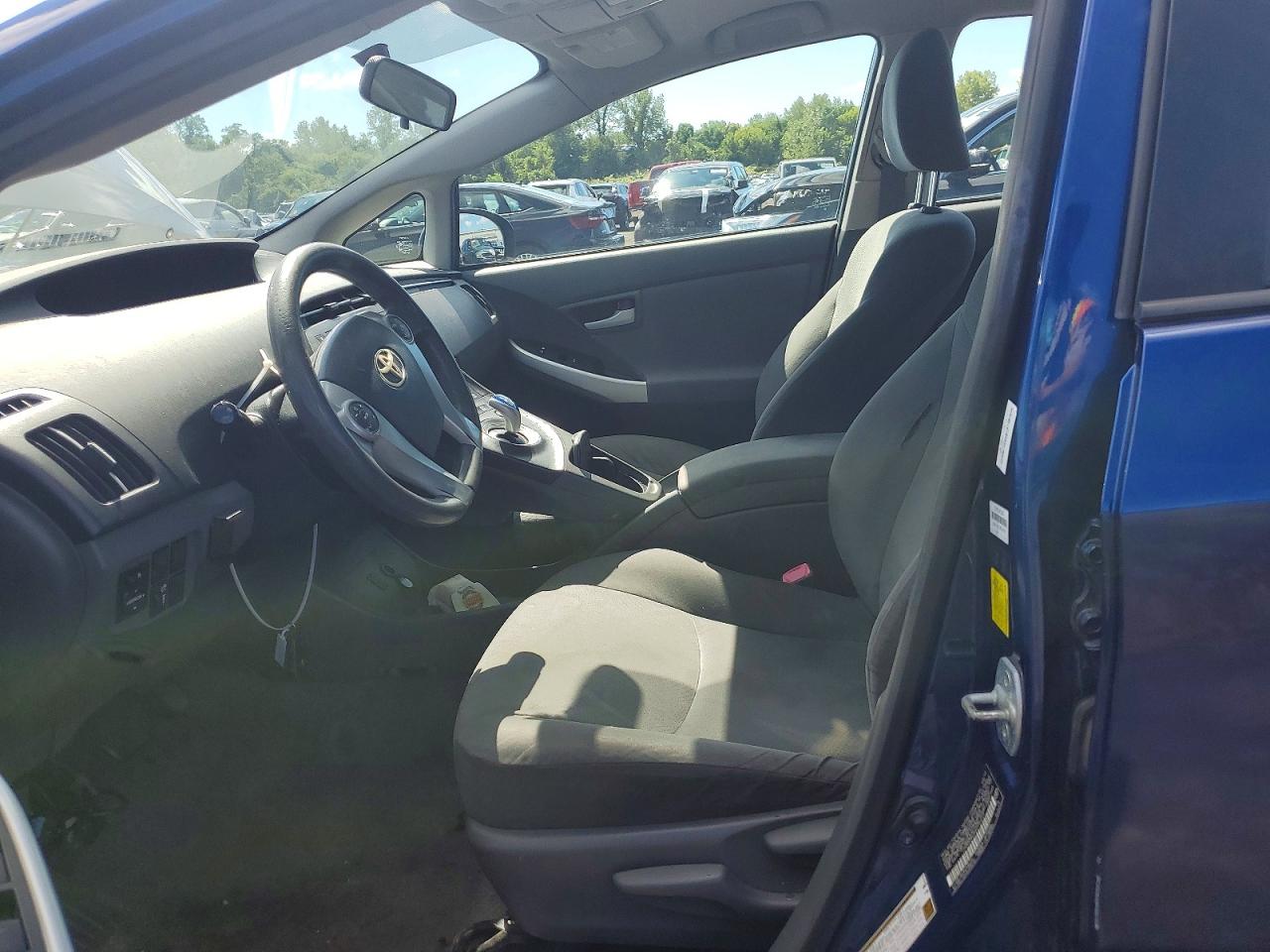 2010 Toyota Prius Ii Синий vin: JTDKN3DUXA0150210