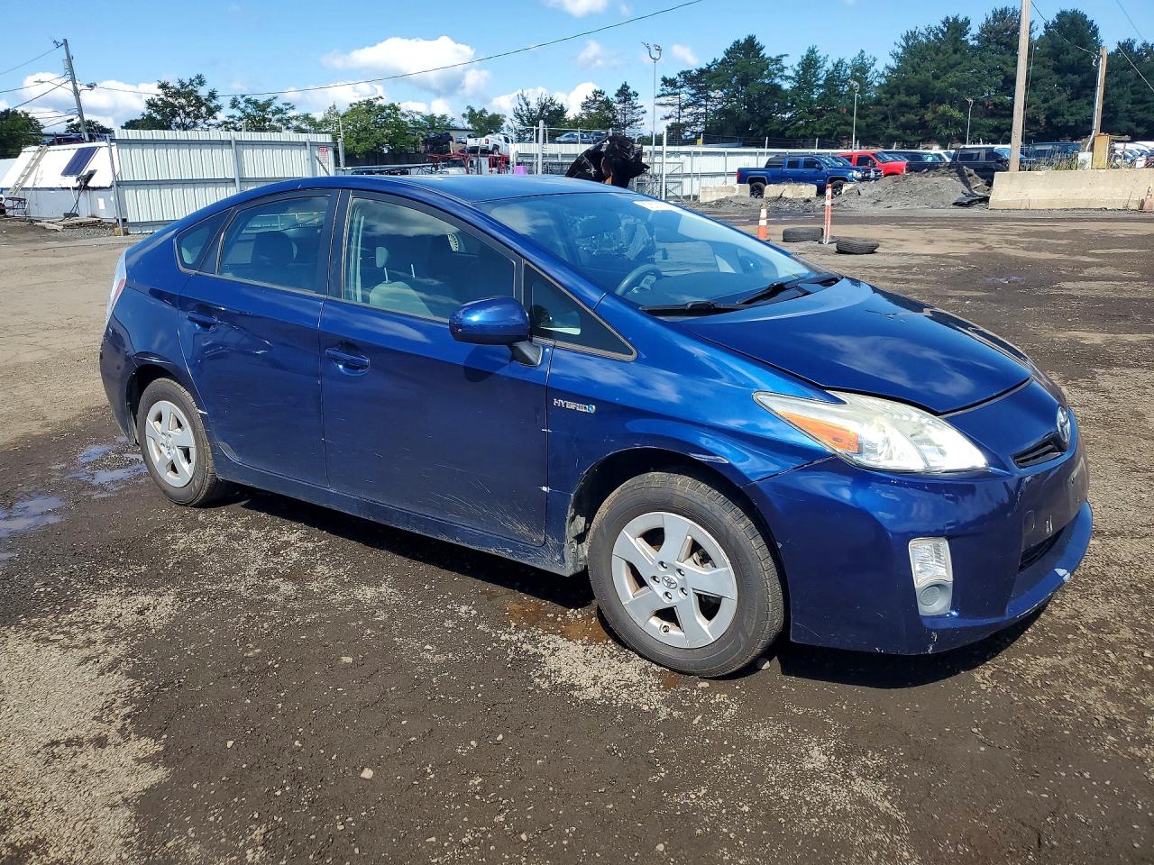 2010 Toyota Prius Ii Синий vin: JTDKN3DUXA0150210