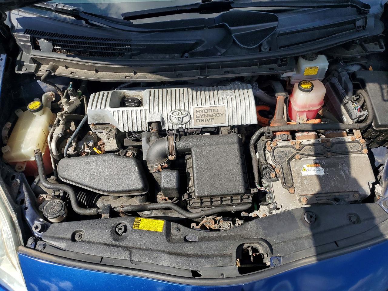 2010 Toyota Prius Ii Синий vin: JTDKN3DUXA0150210