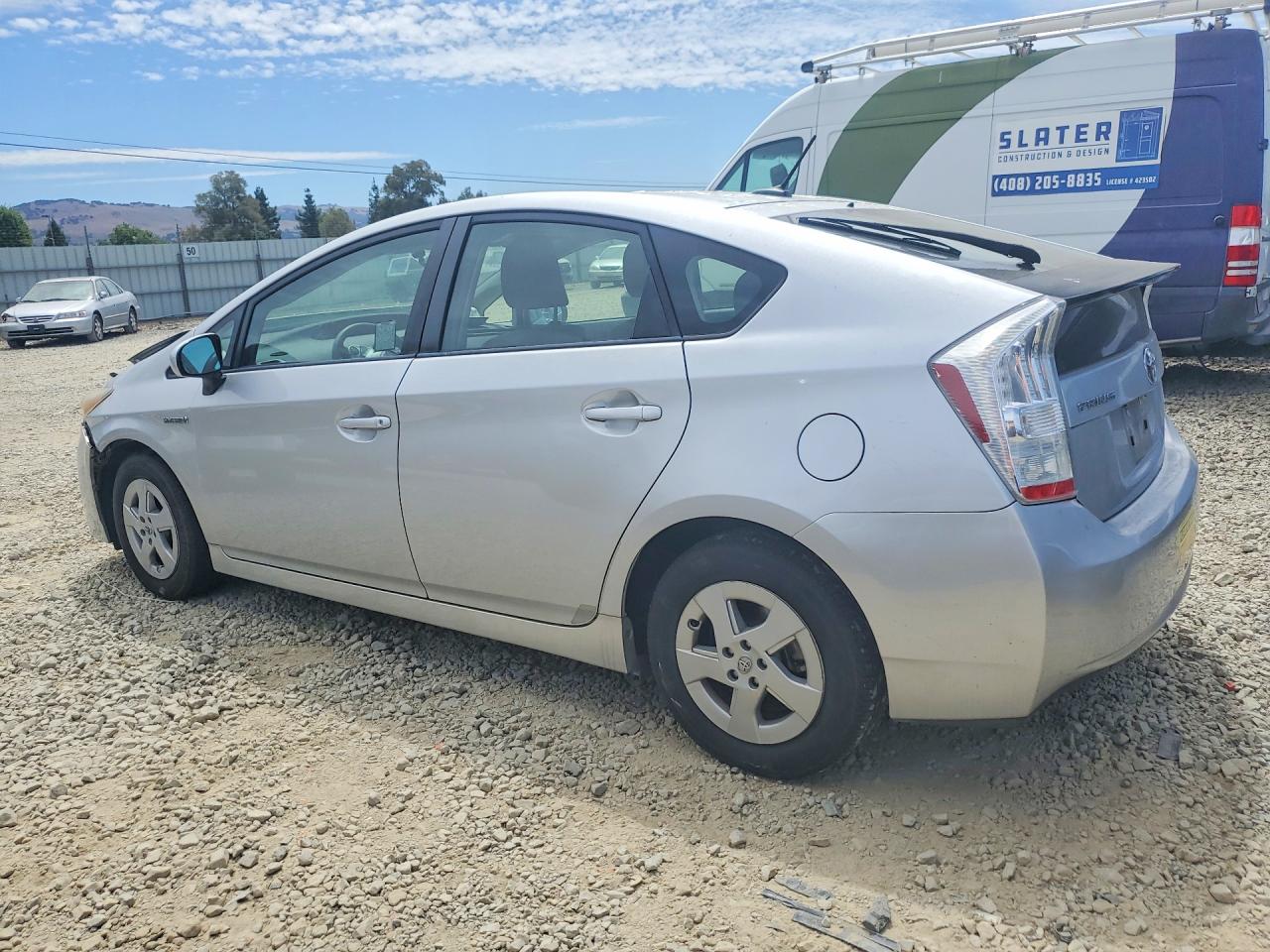2010 Toyota Prius Ii Gray vin: JTDKN3DUXA0153625