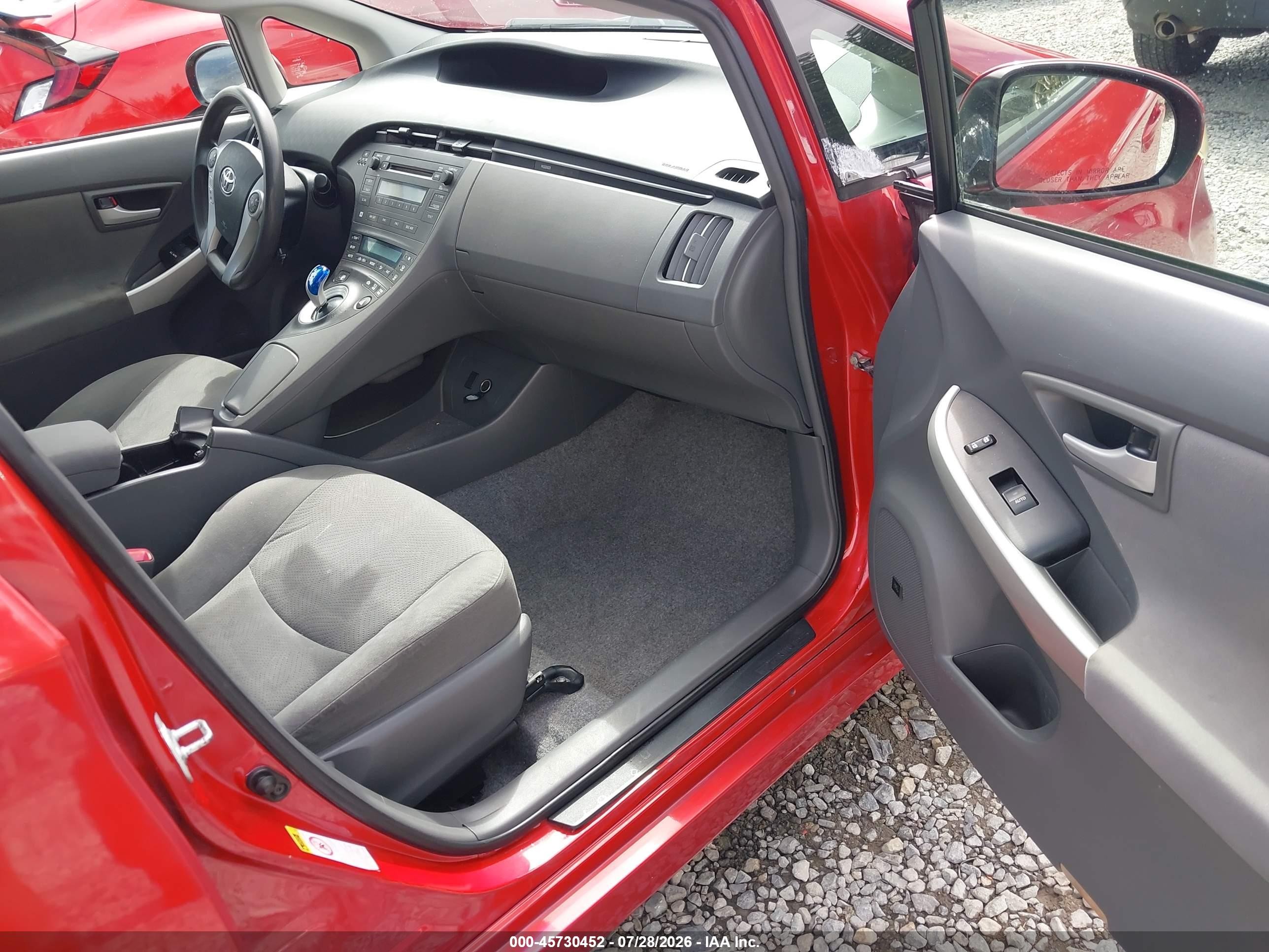 2010 Toyota Prius Iii Красный vin: JTDKN3DUXA0165578