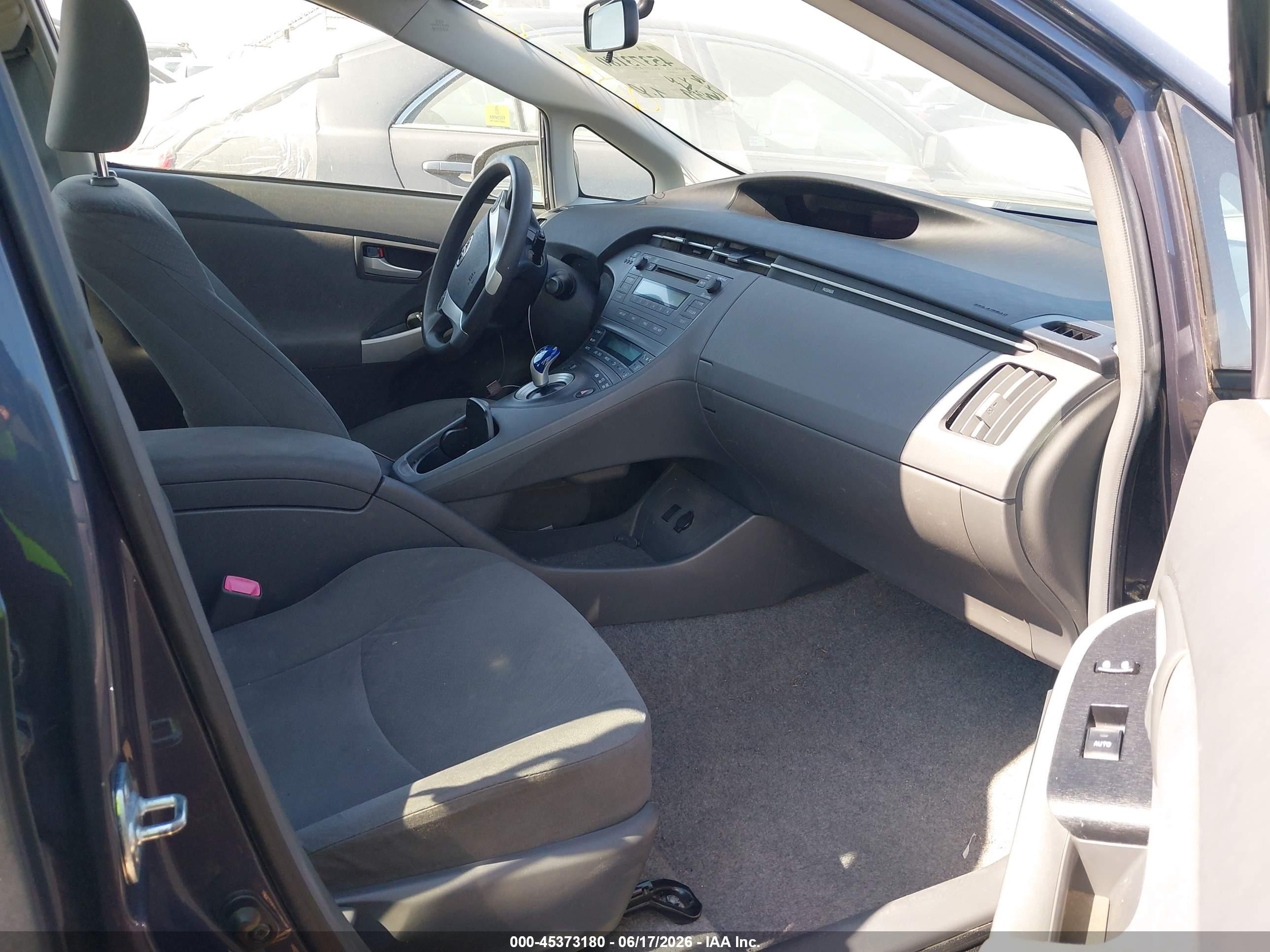 2010 Toyota Prius Ii Gray vin: JTDKN3DUXA0169632