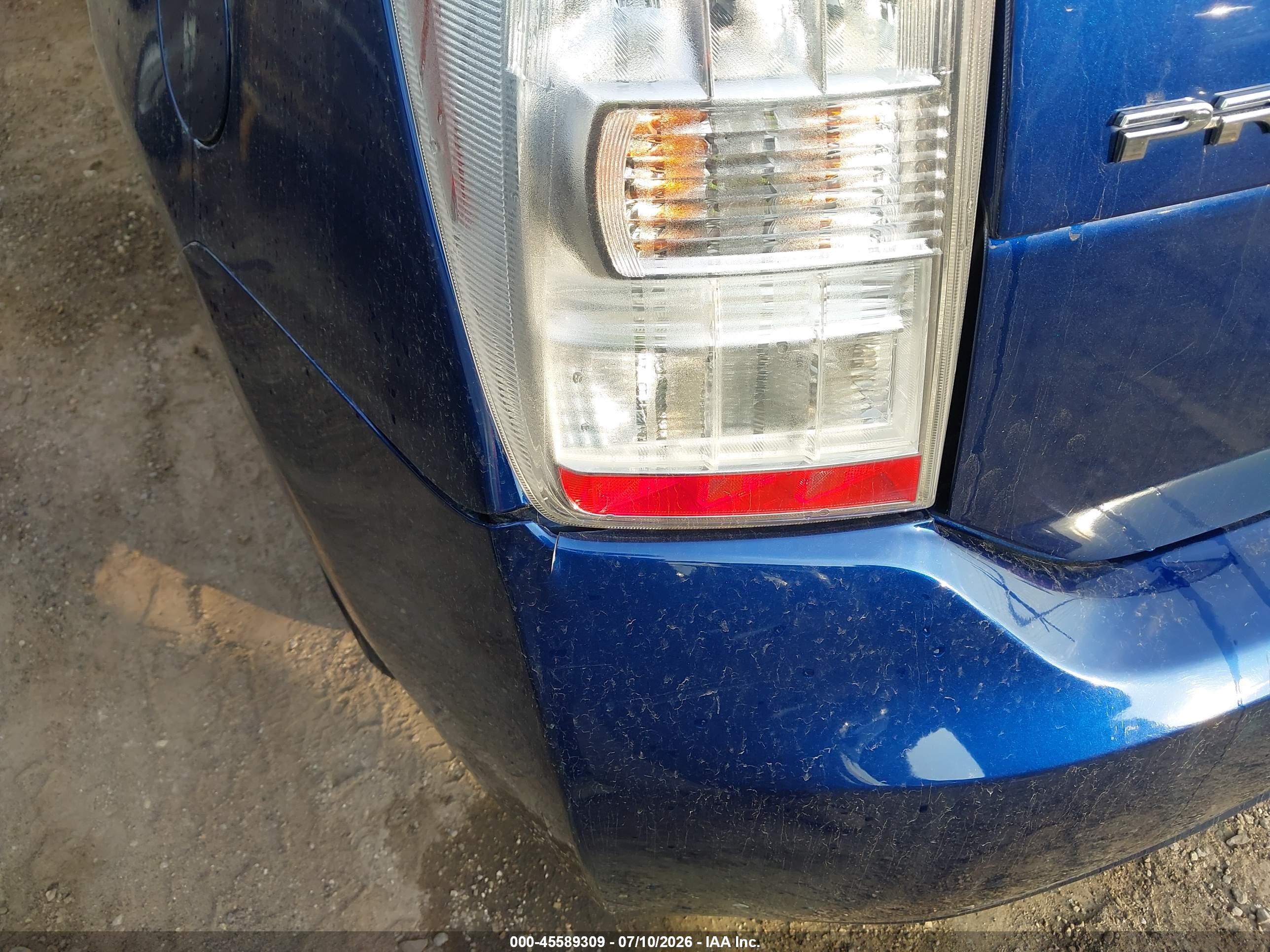 2010 Toyota Prius Iii Blue vin: JTDKN3DUXA0190884