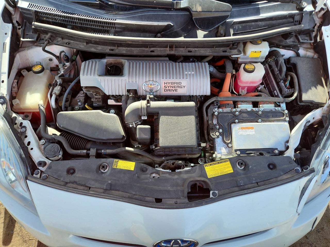 2010 Toyota Prius Ii White vin: JTDKN3DUXA0195700