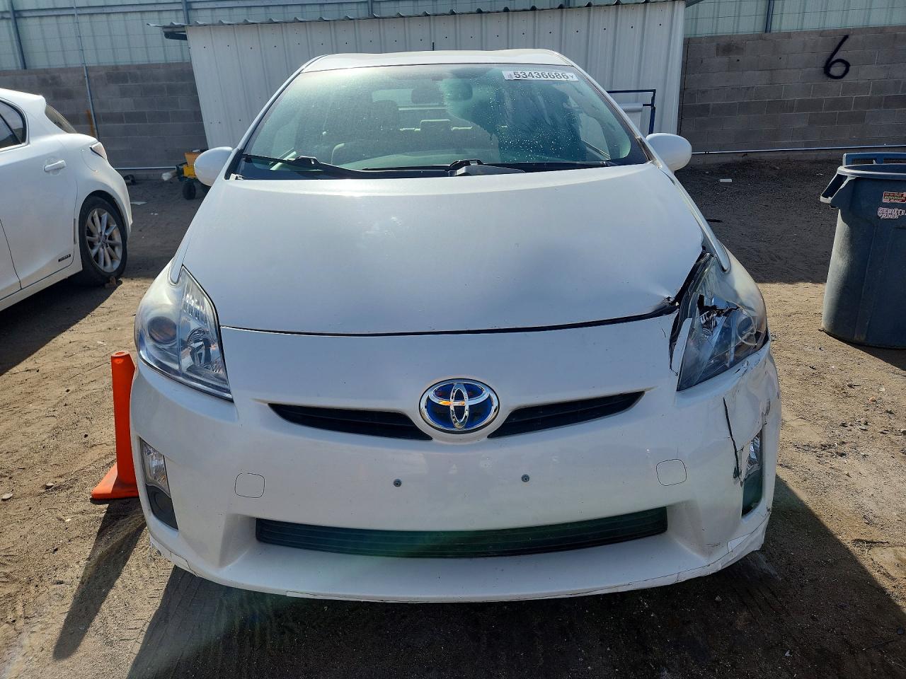 2010 Toyota Prius Ii White vin: JTDKN3DUXA0195700