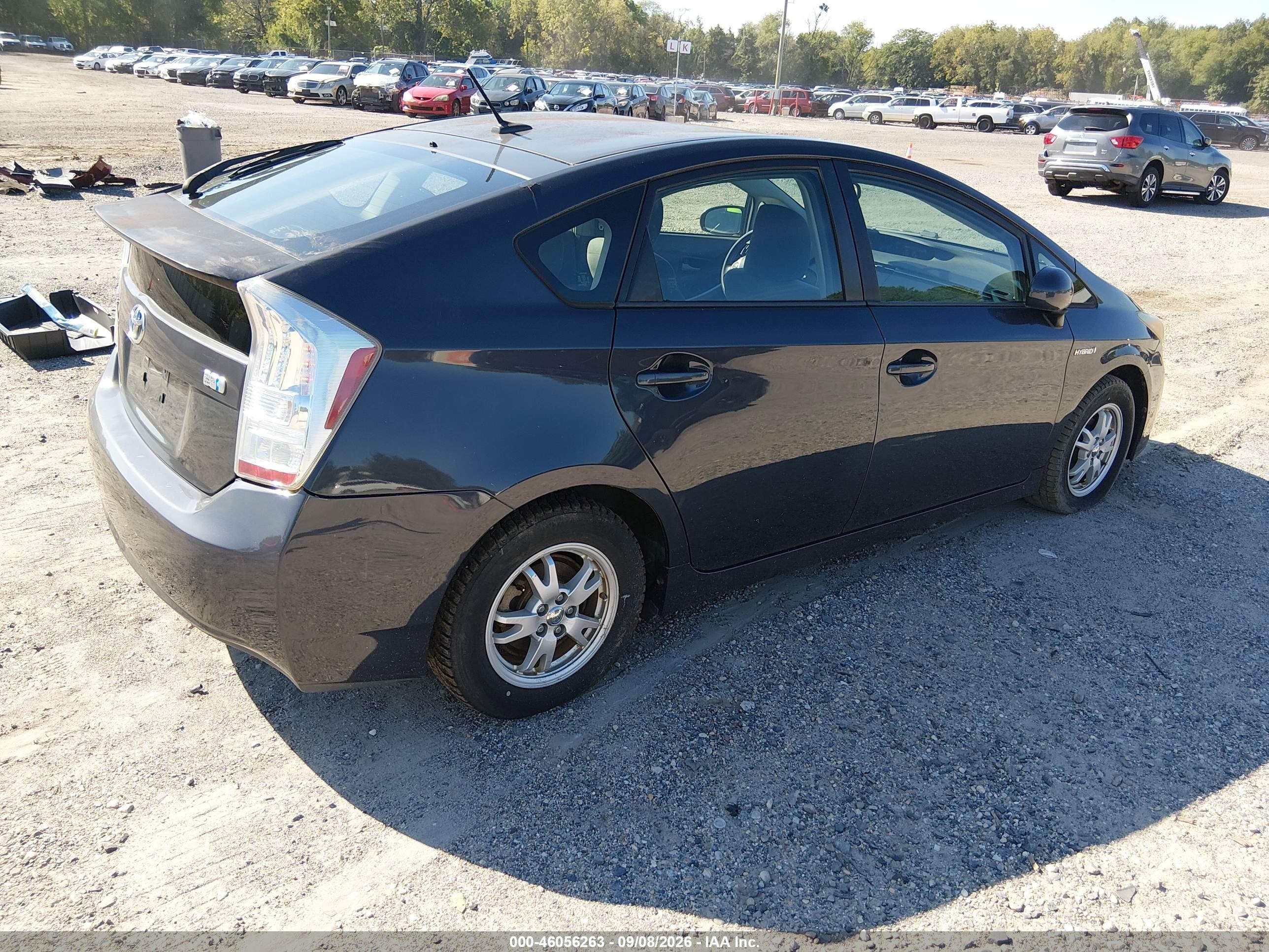 2010 Toyota Prius Ii Серый vin: JTDKN3DUXA0201527