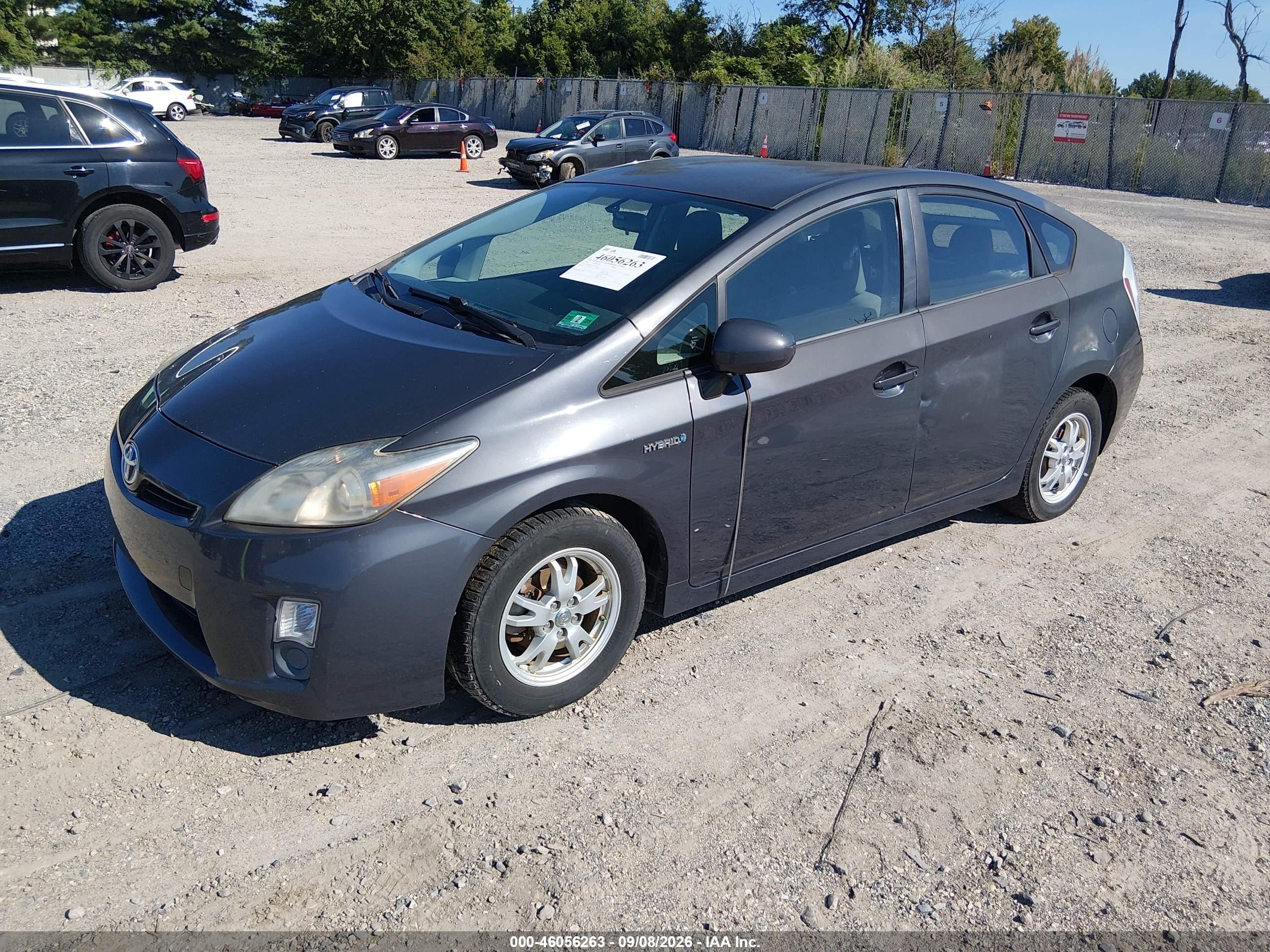 2010 Toyota Prius Ii Серый vin: JTDKN3DUXA0201527