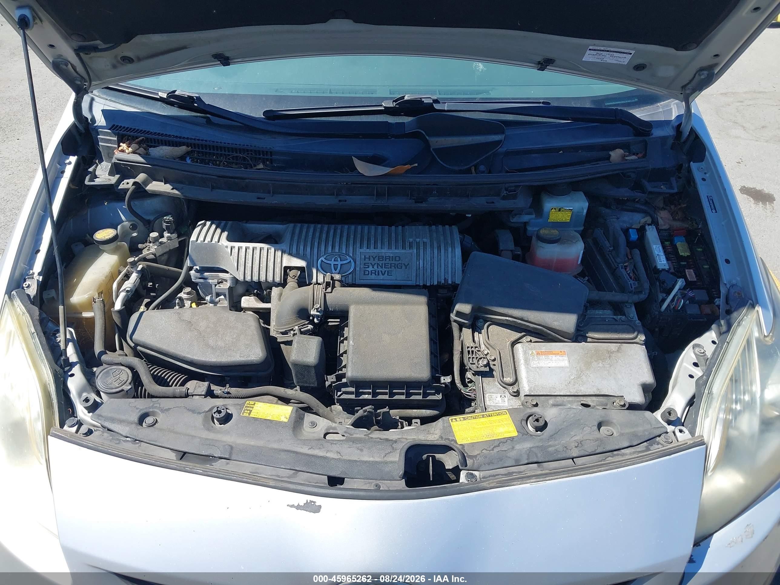 2010 Toyota Prius Ii Silver vin: JTDKN3DUXA0219025
