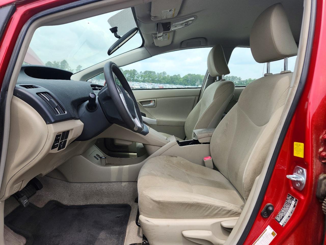 2010 Toyota Prius Iii Бордовый vin: JTDKN3DUXA0220143
