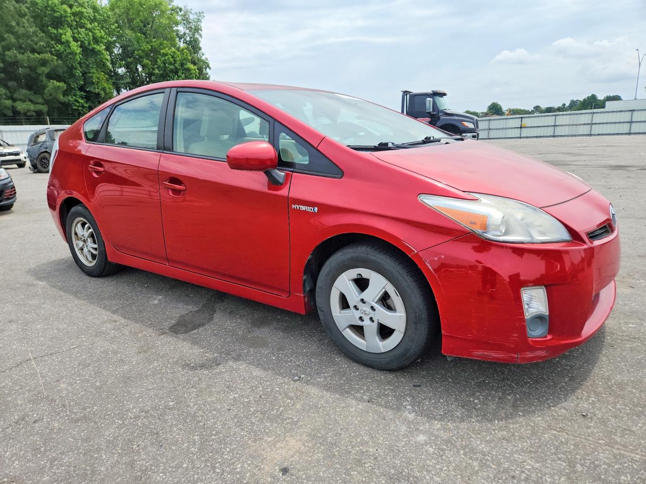 2010 Toyota Prius Iii Бордовый vin: JTDKN3DUXA0220143