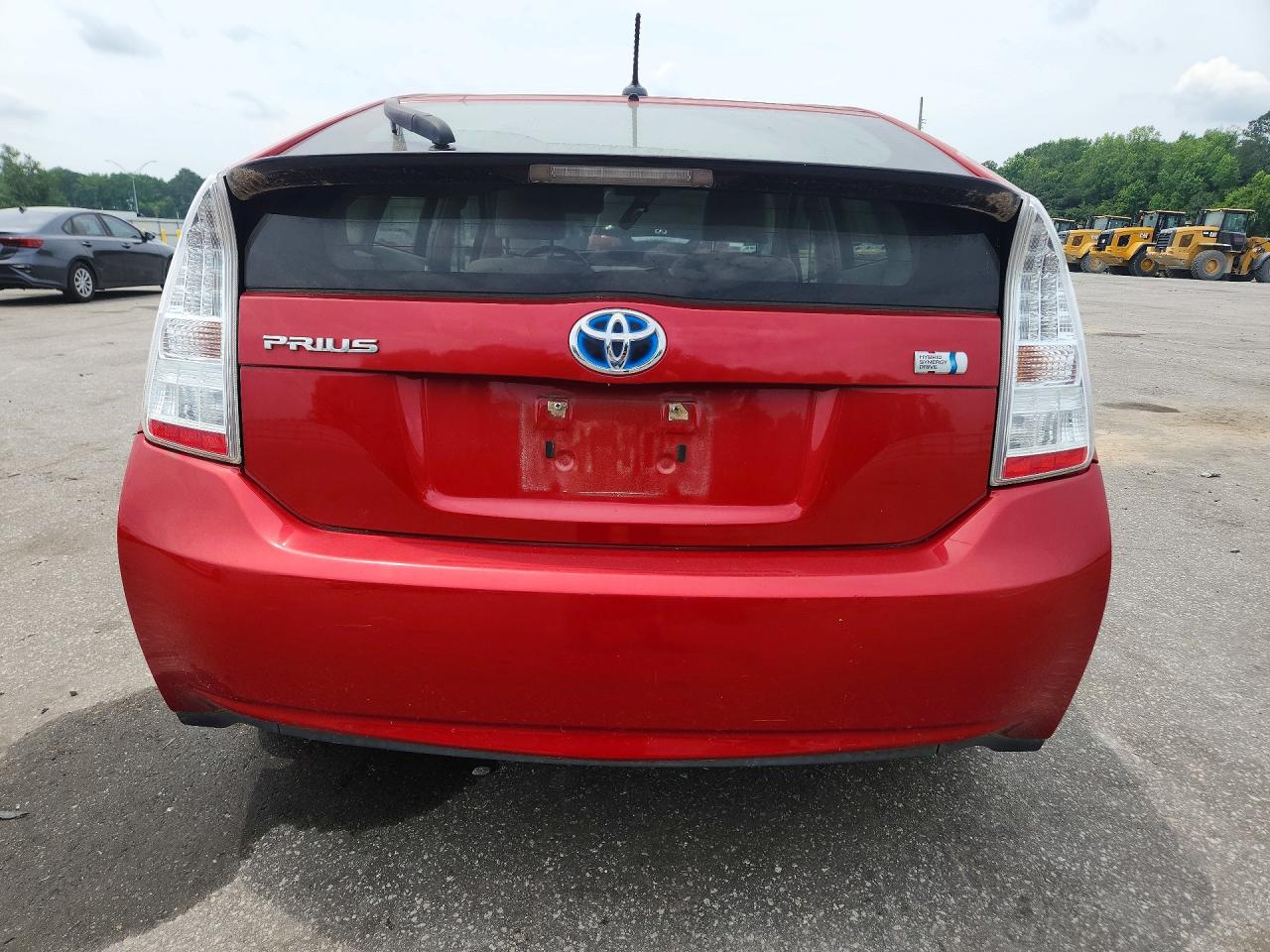 2010 Toyota Prius Iii Бордовый vin: JTDKN3DUXA0220143