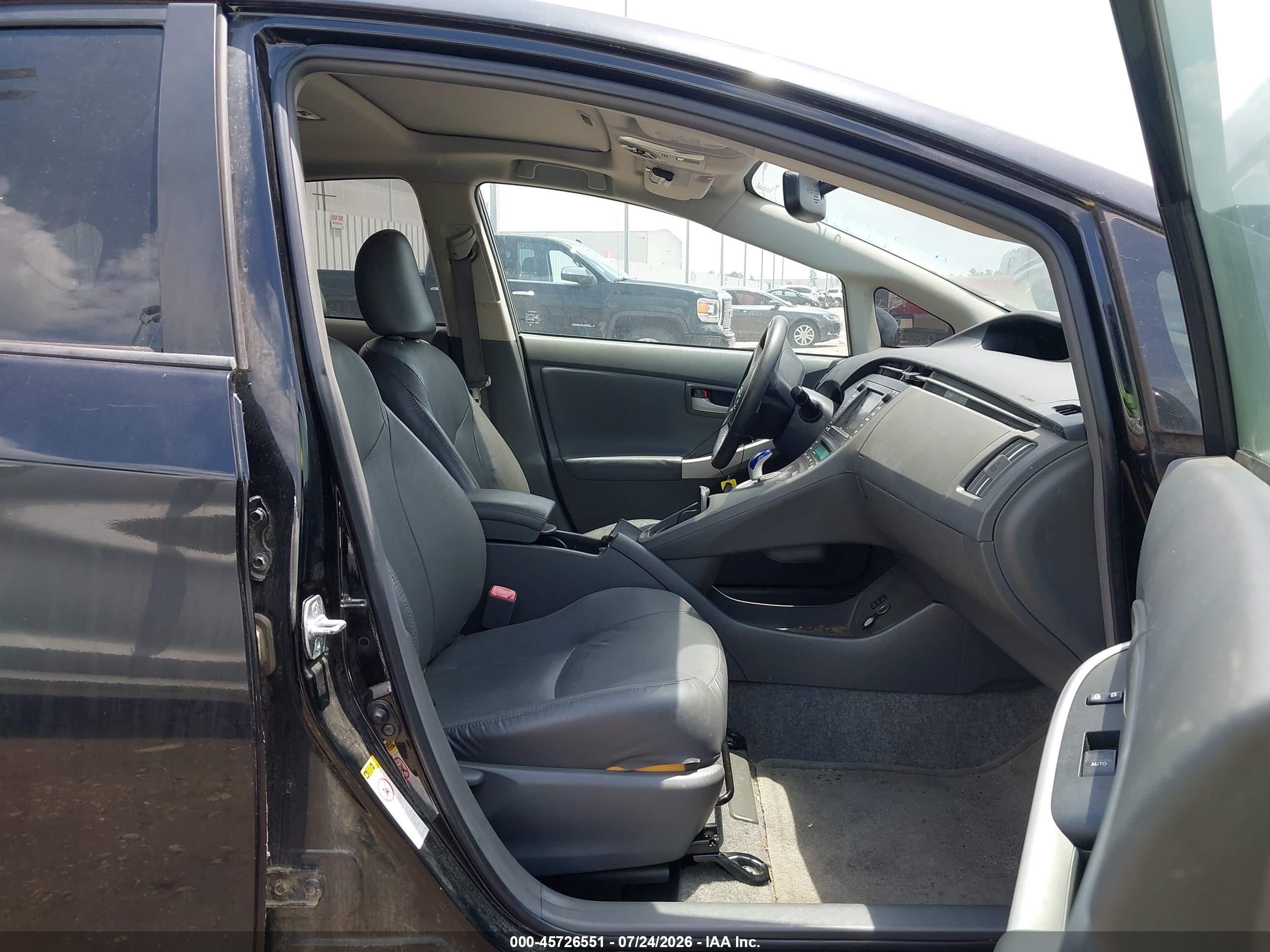 2010 Toyota Prius Iv Black vin: JTDKN3DUXA0224516