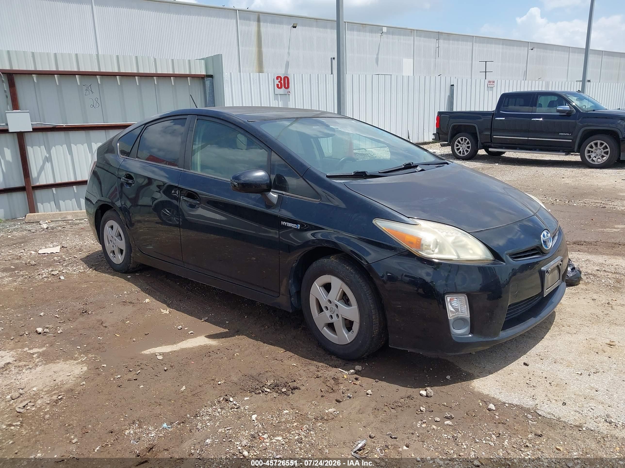 2010 Toyota Prius Iv Black vin: JTDKN3DUXA0224516