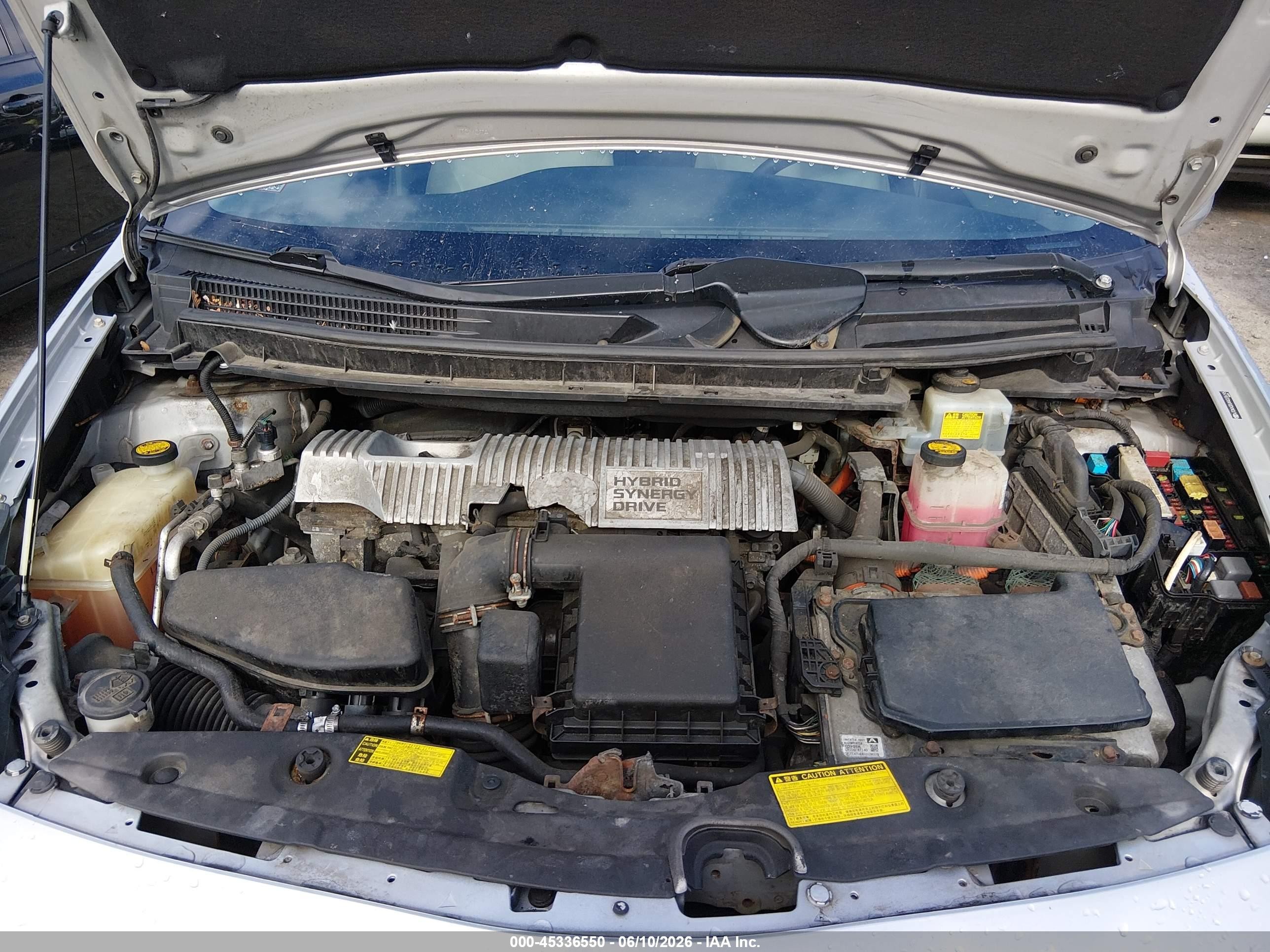 2010 Toyota Prius Ii Серебряный vin: JTDKN3DUXA0236195