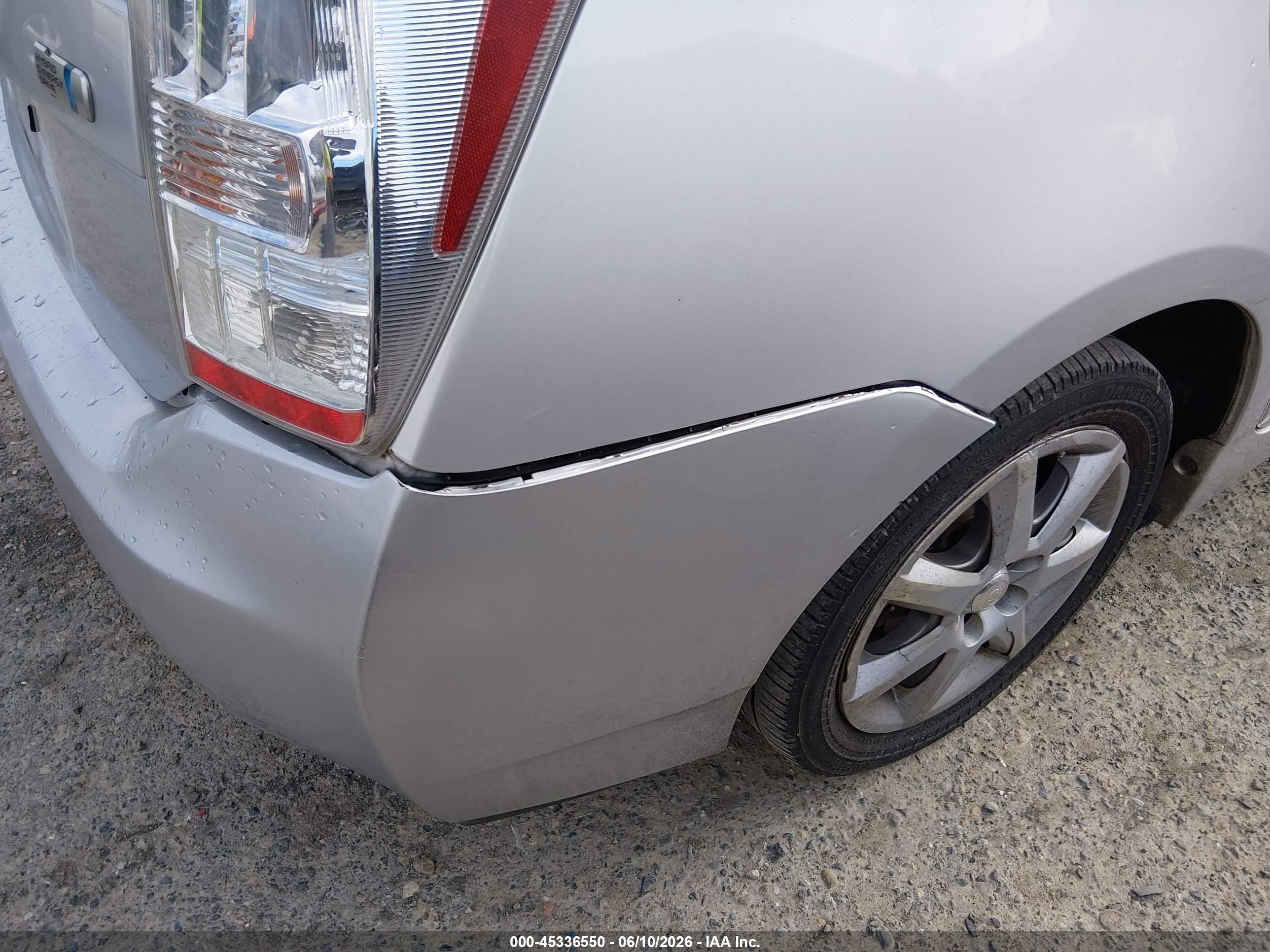 2010 Toyota Prius Ii Серебряный vin: JTDKN3DUXA0236195