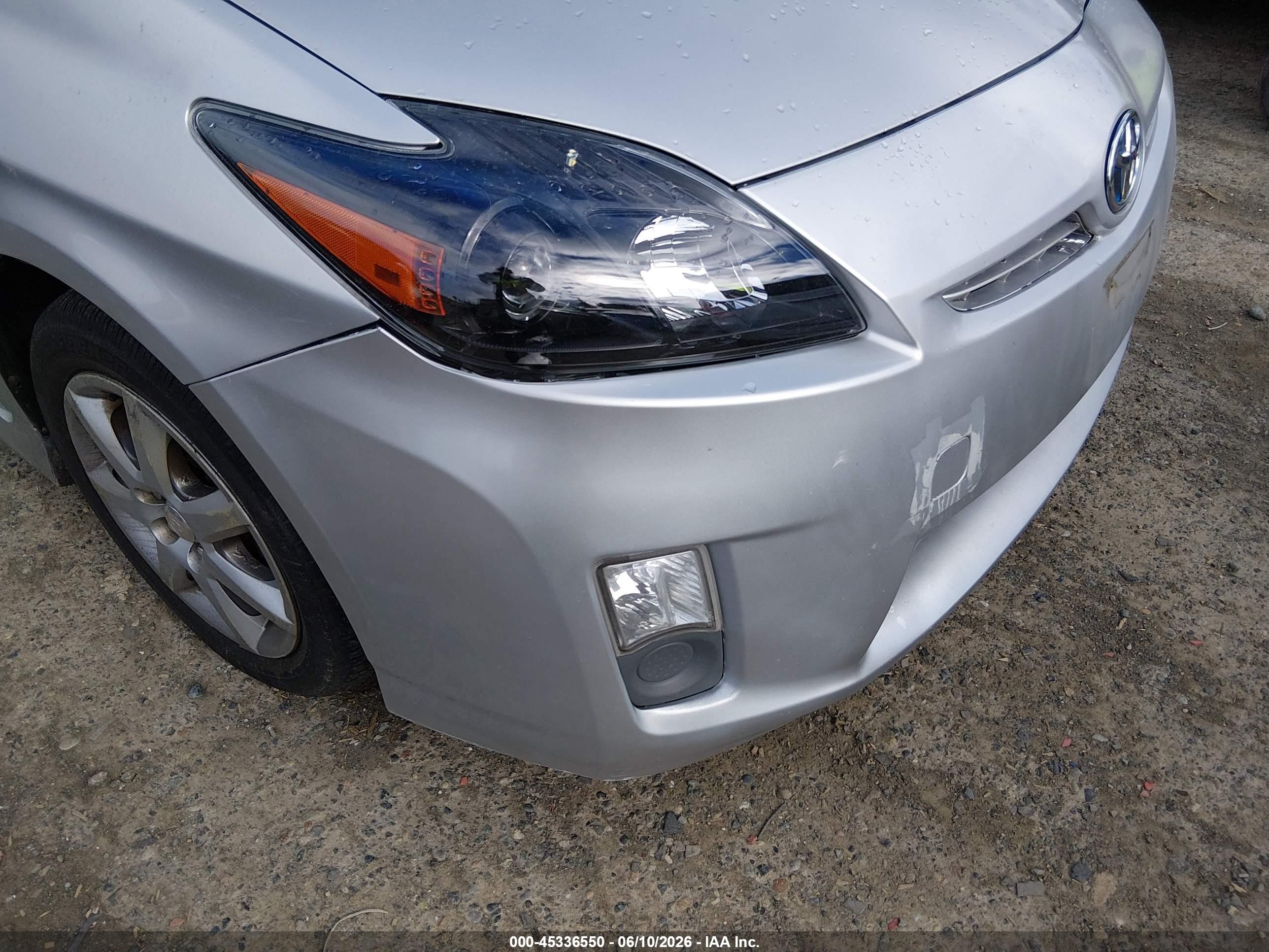 2010 Toyota Prius Ii Серебряный vin: JTDKN3DUXA0236195