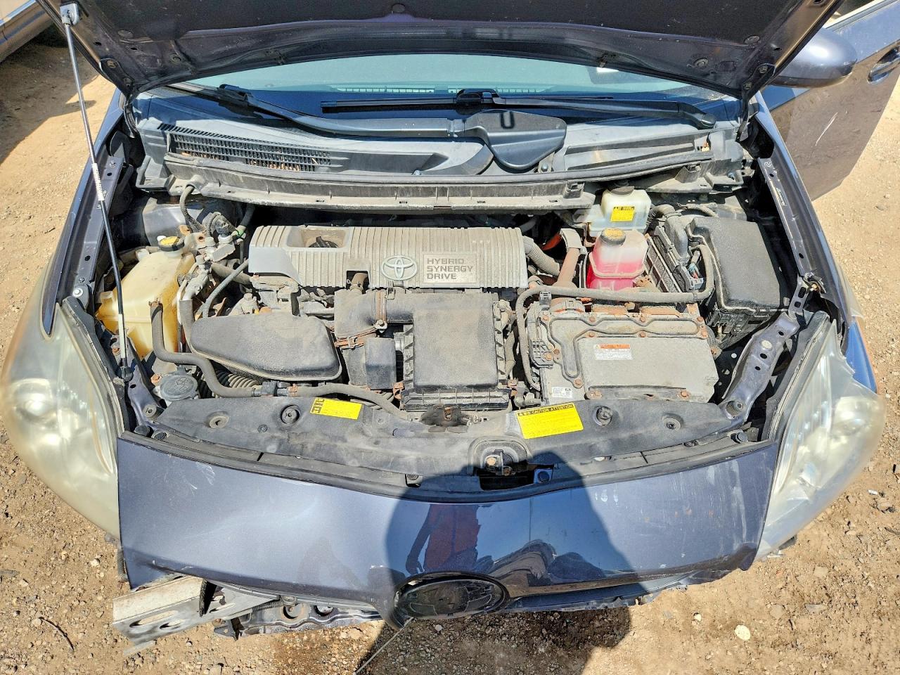 2010 Toyota Prius Ii Gray vin: JTDKN3DUXA0243079